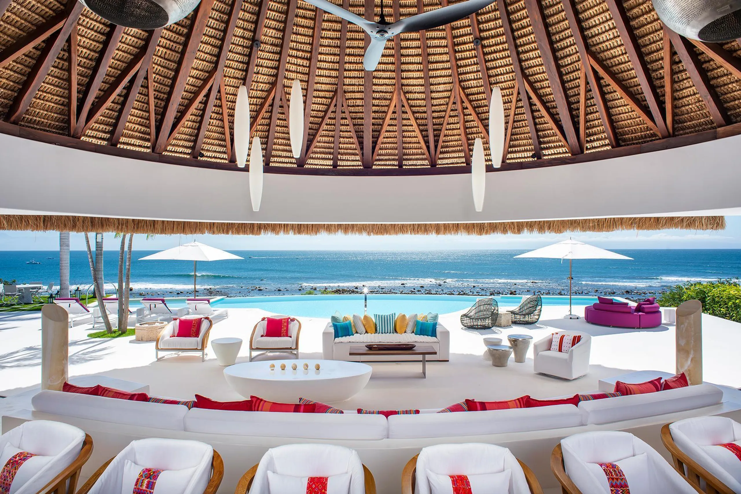 Luxurious Punta Mita Tropical Retreat with Lush Grounds, Ocean Views and One-of-a Kind Infinity Pool, La Punta Estates
