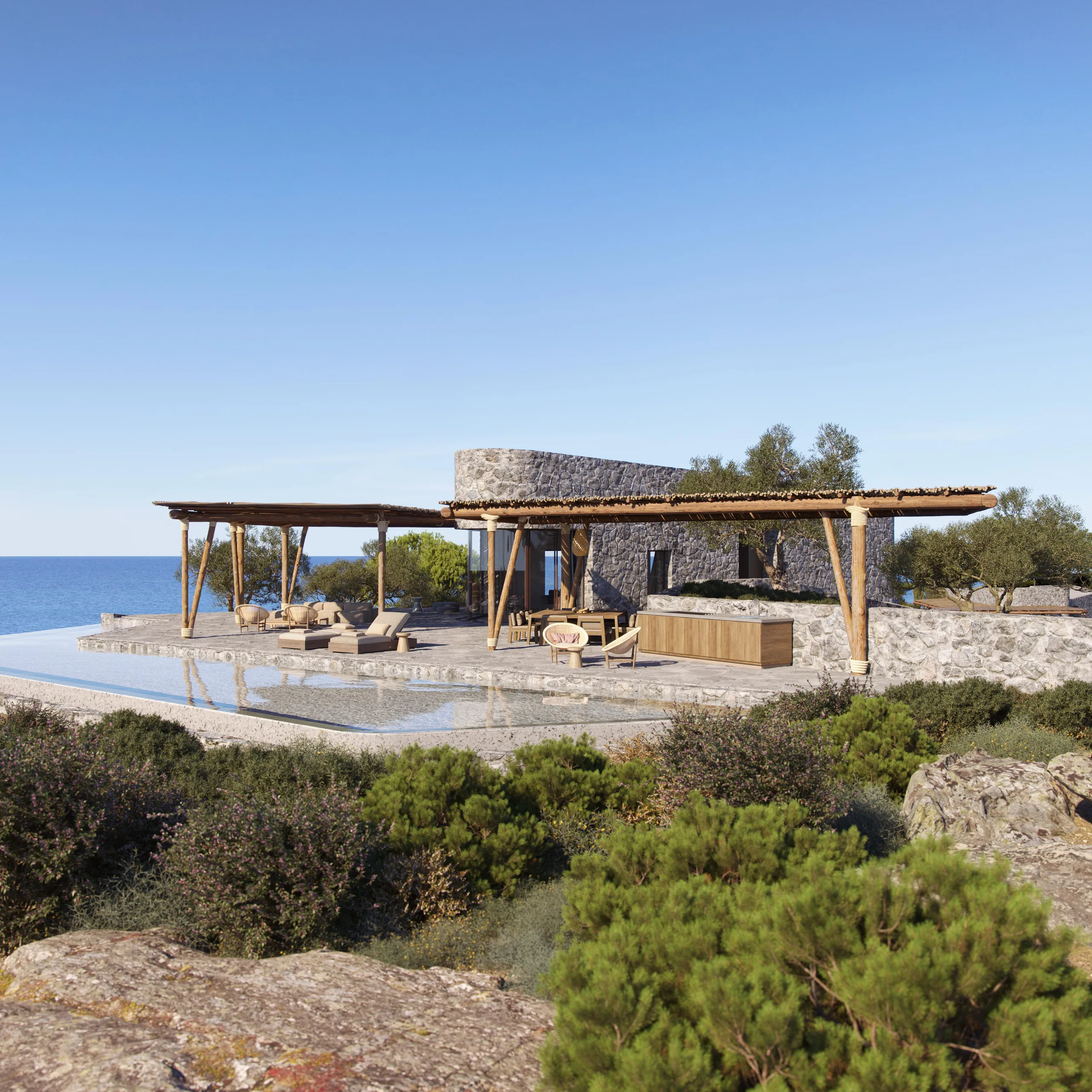 Spectacular Villa with Infinity Pool and Stunning Island Views — photograph 2