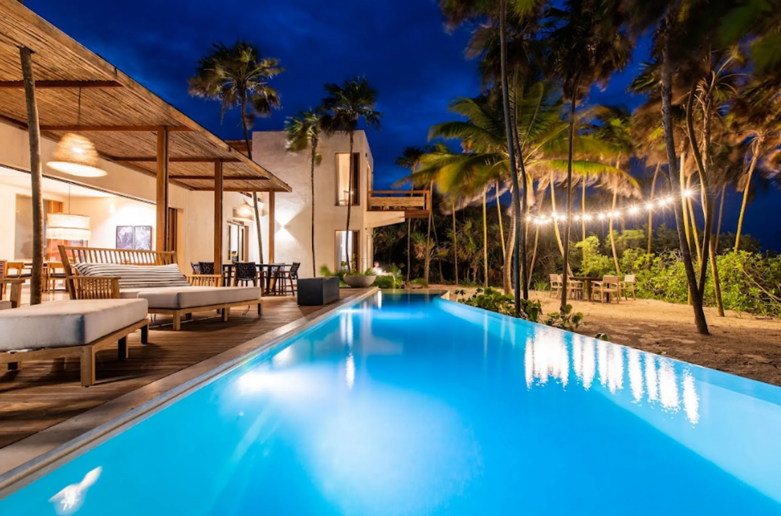 Pristine Beachfront Villa with Infinity Pool and Breathtaking Biosphere Views, Tulum