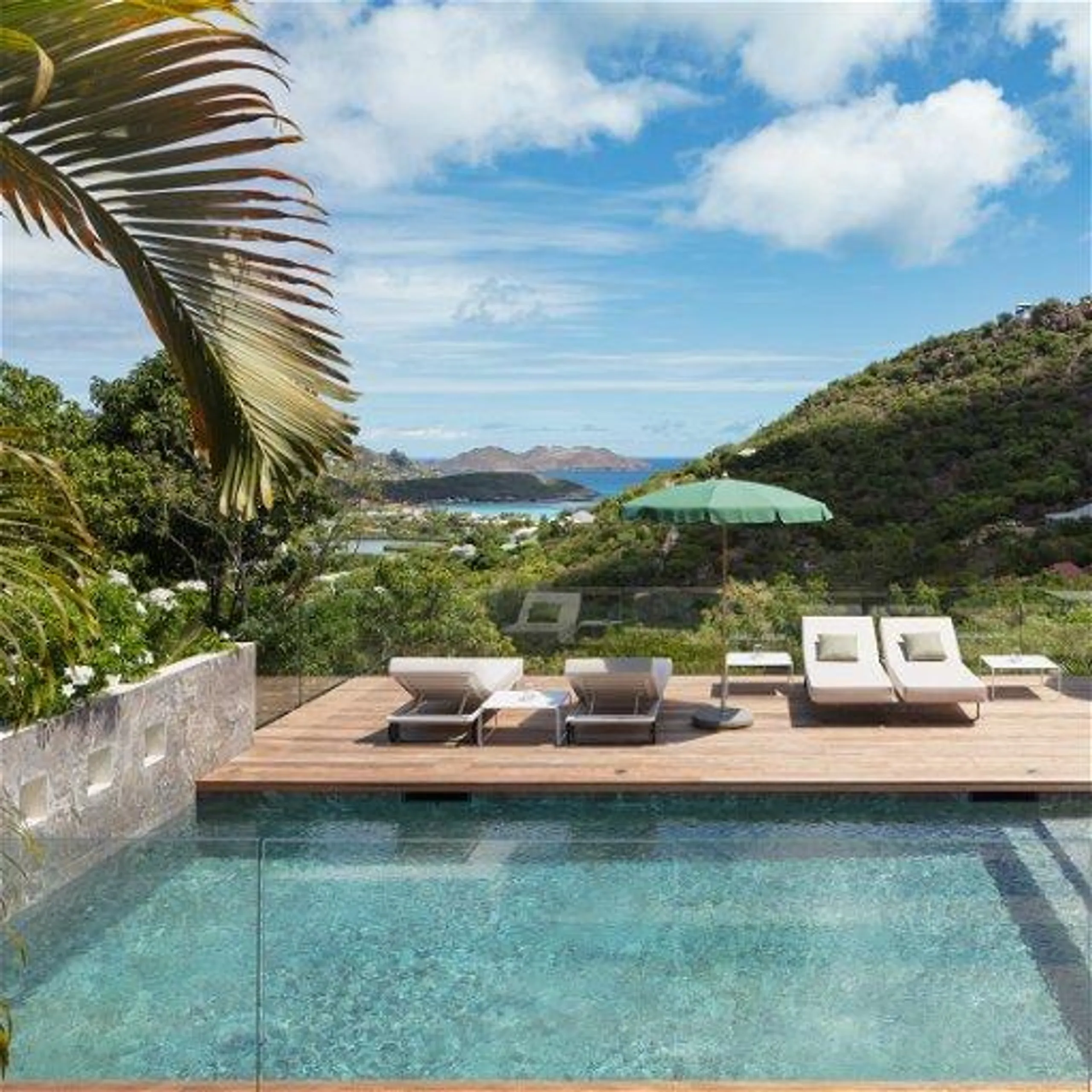 Stylish Contemporary Styled Villa with Heated Pool, Jacuzzi and Ocean Views — photograph 2