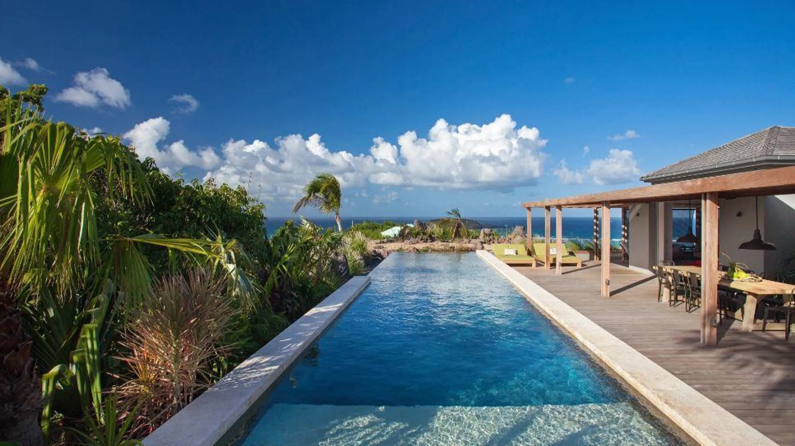Tropical Villa with Private Pool Lagoon Views in Marigot, St-Barths, Marigot St. Barths