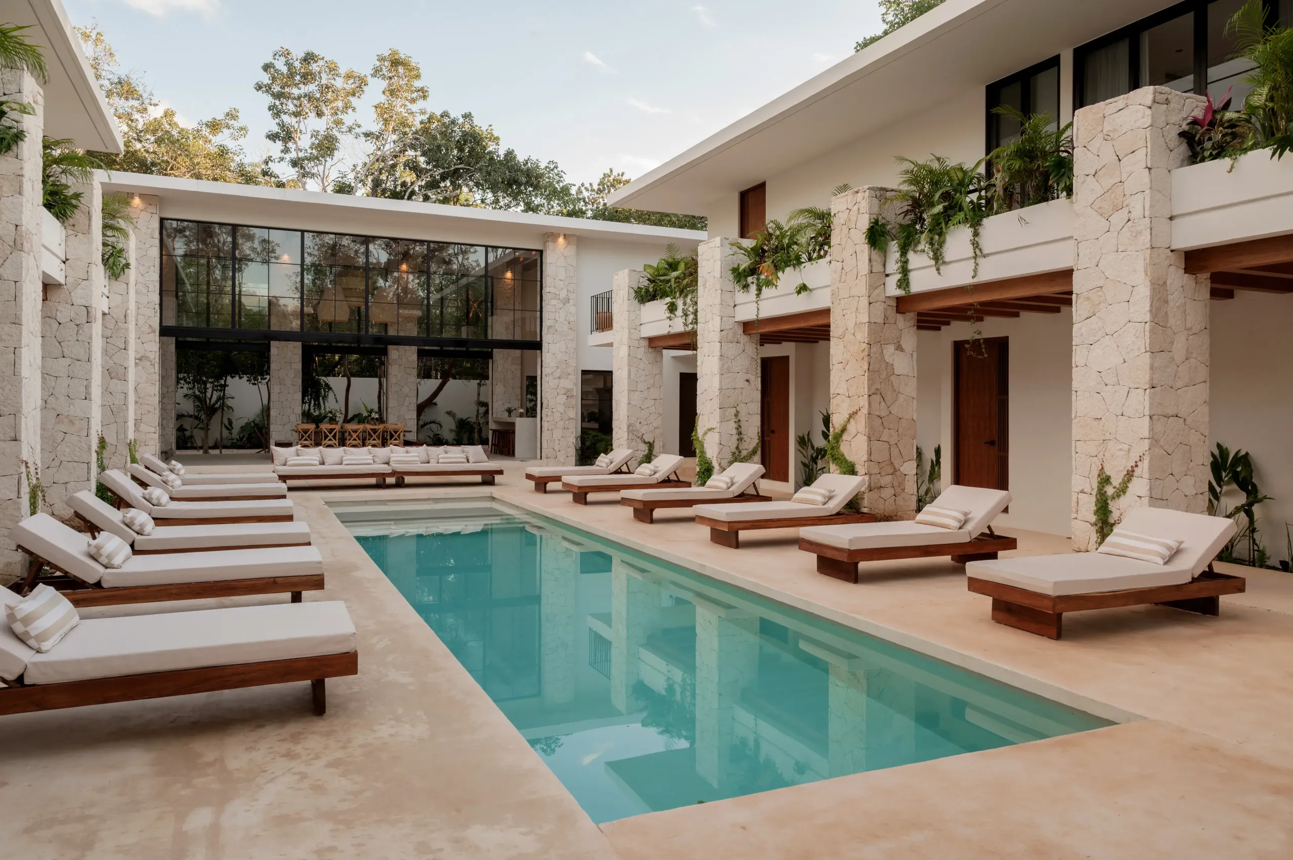 Exquisitely Furnished Estate with Pools & Jungle Views, Tulum