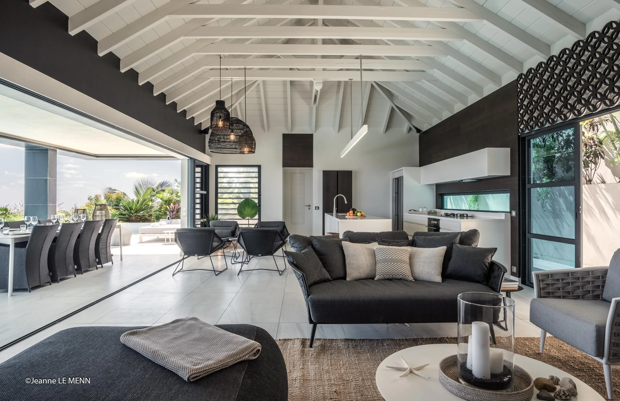 Gleaming Caribbean Villa with Private Pool and Ocean Views — photograph 7