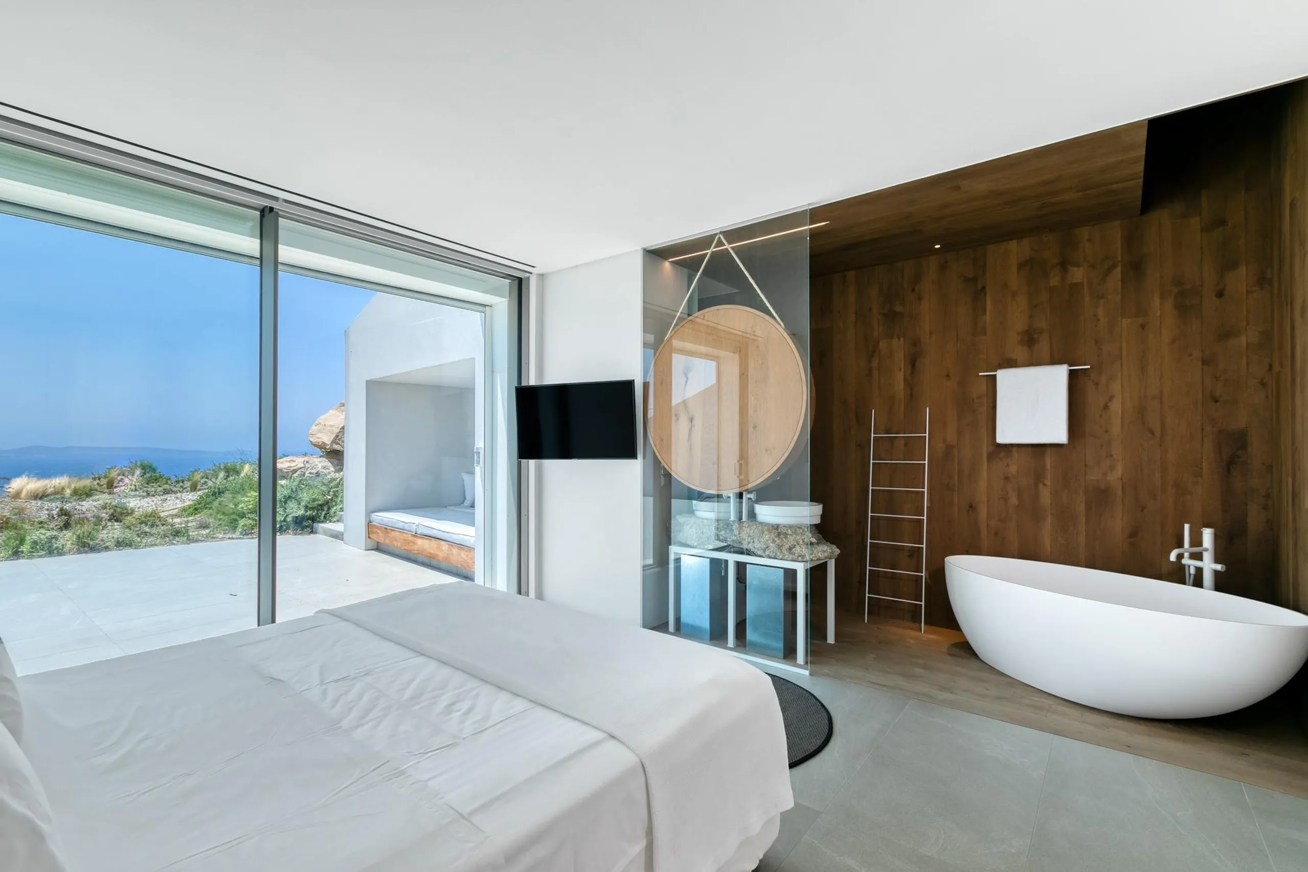 Secluded Mykonos Serene Seaview Retreat Paradise — photograph 8