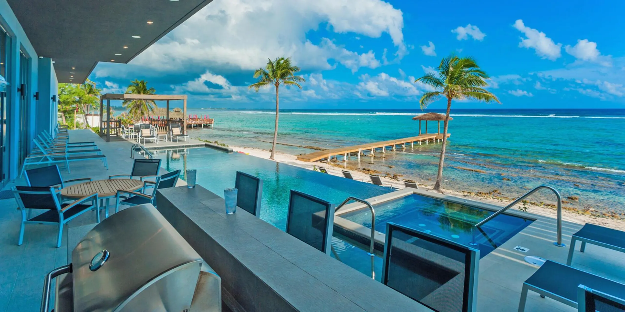 Modern Contemporary Grand Cayman Ocean Front Villa with Infinity Pool — photograph 6