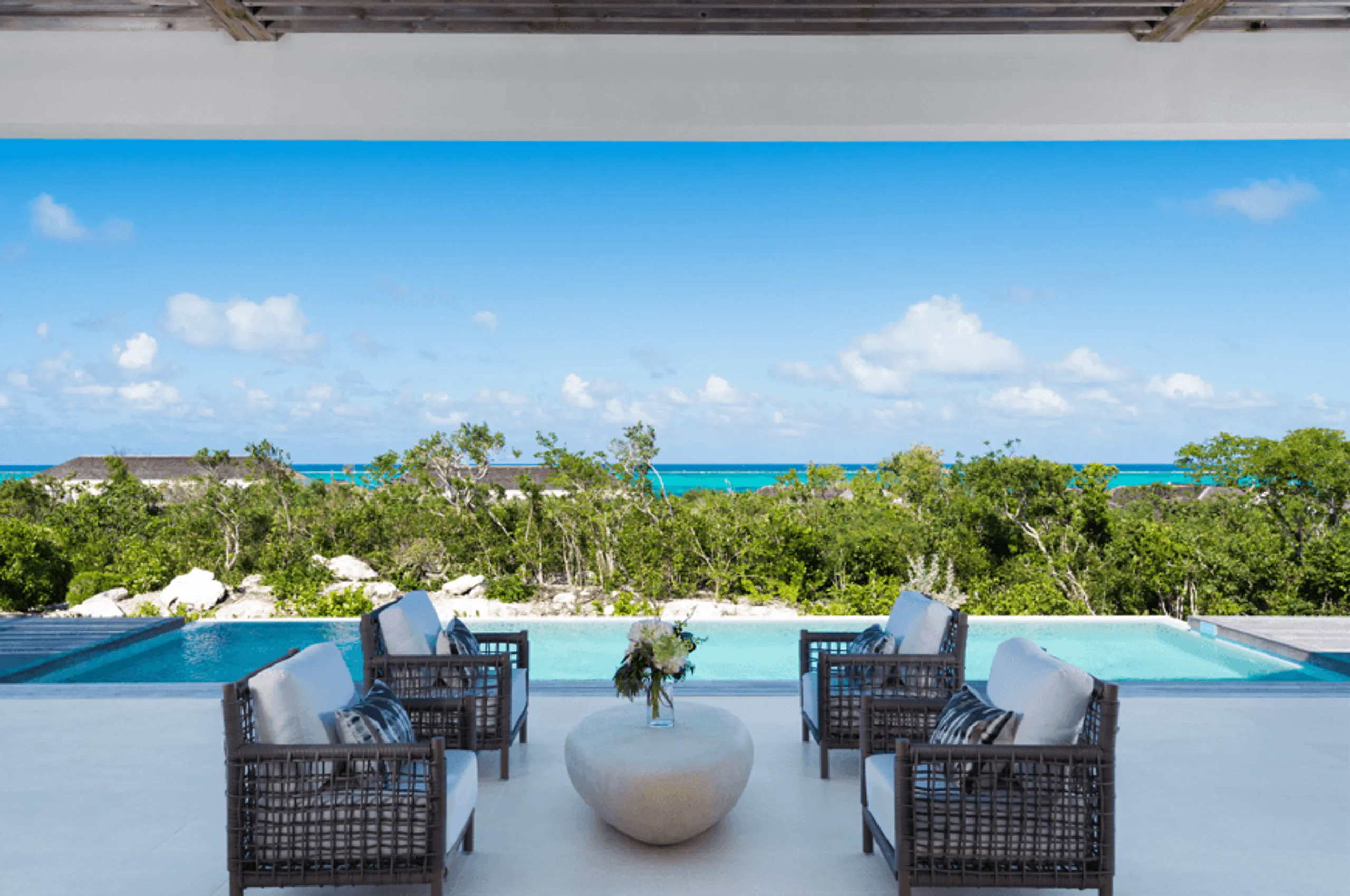 Providenciales: Ocean View Villa with Private Pool and Ocean Views — photograph 3