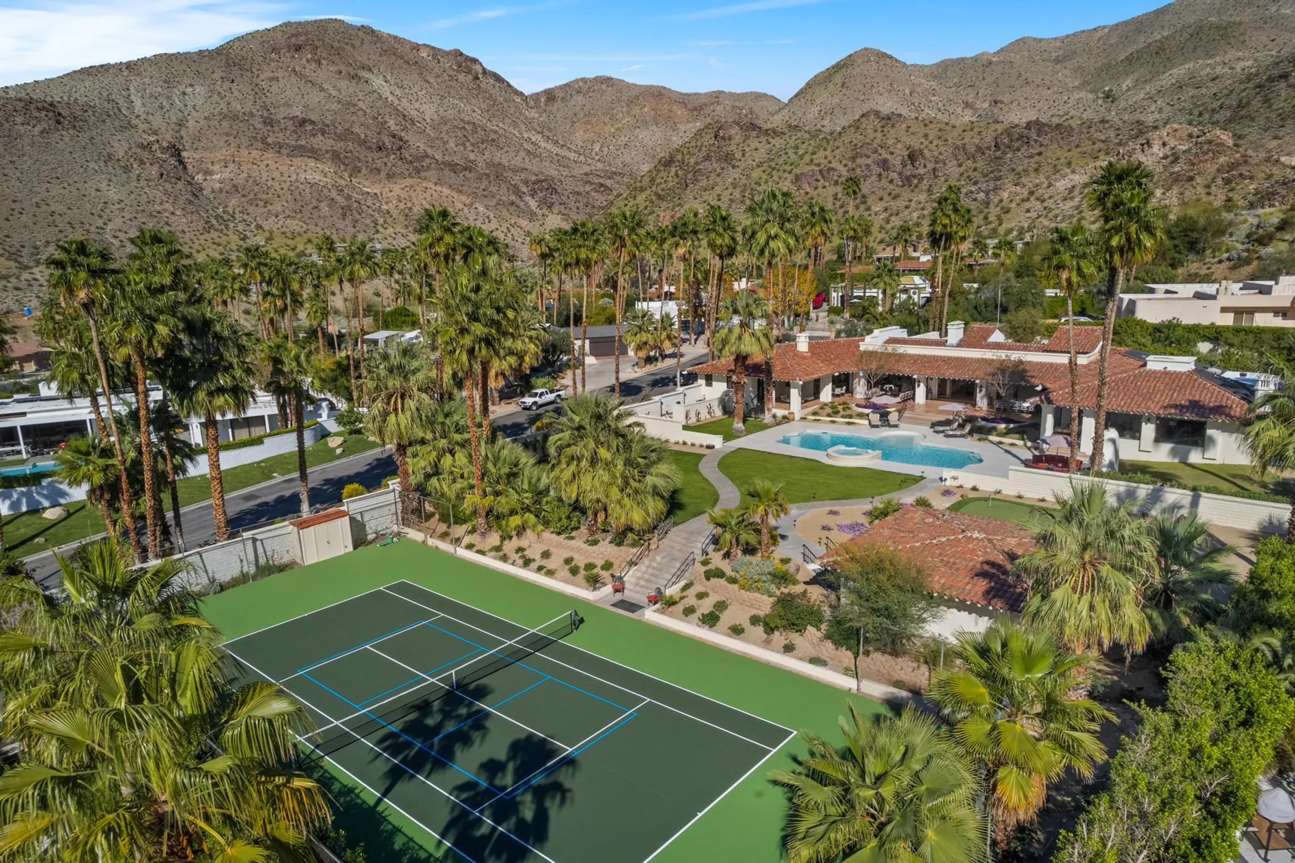 Lavish Palm Springs Tennis Estate with Lap Pool, 360-Degree Mountain Views, and Celebrity-Level Privacy — photograph 5