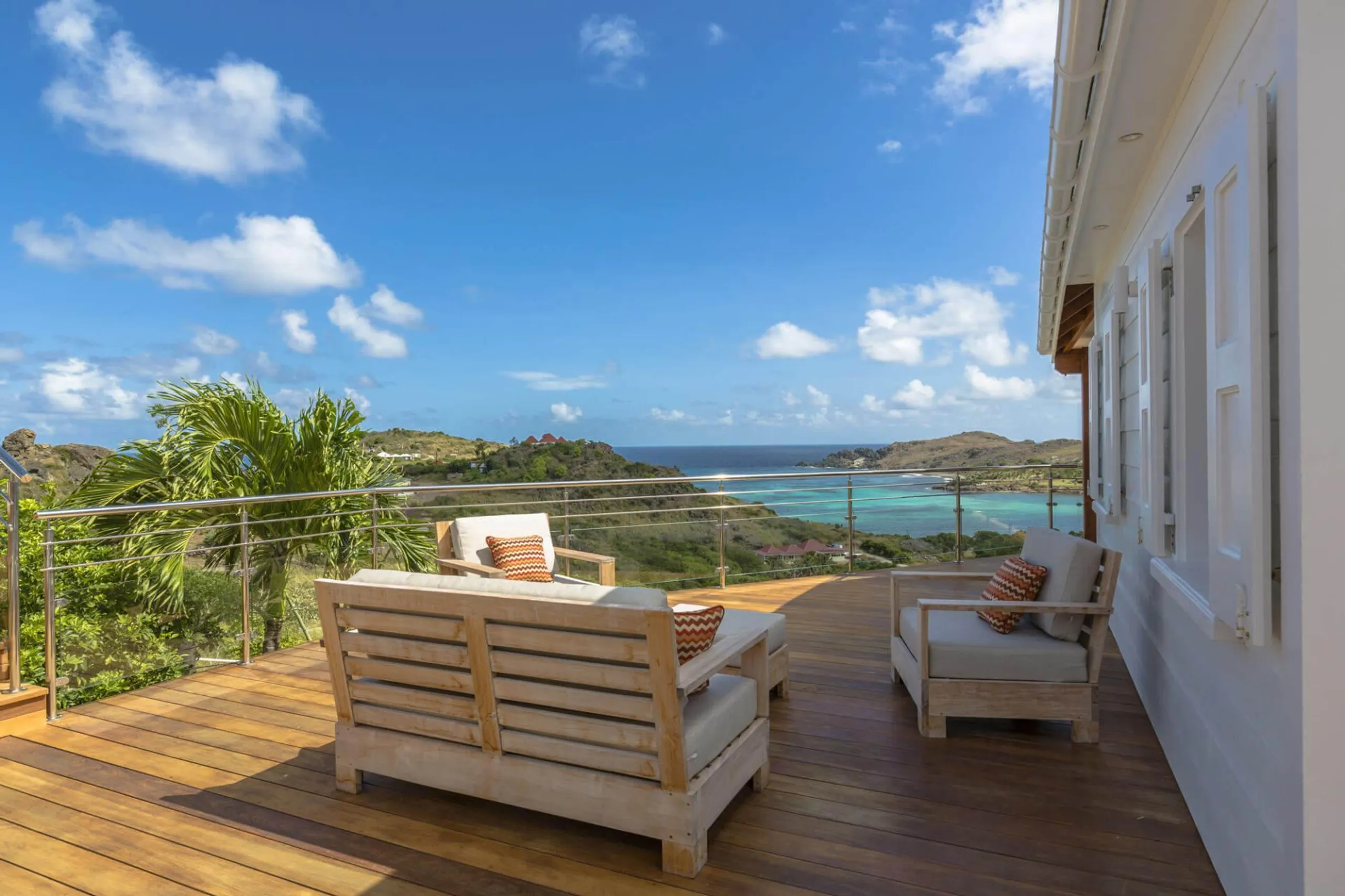 Sophisticated Villa Private Pool Outside Grill and Lounge Area with Majestic Ocean Views — photograph 12