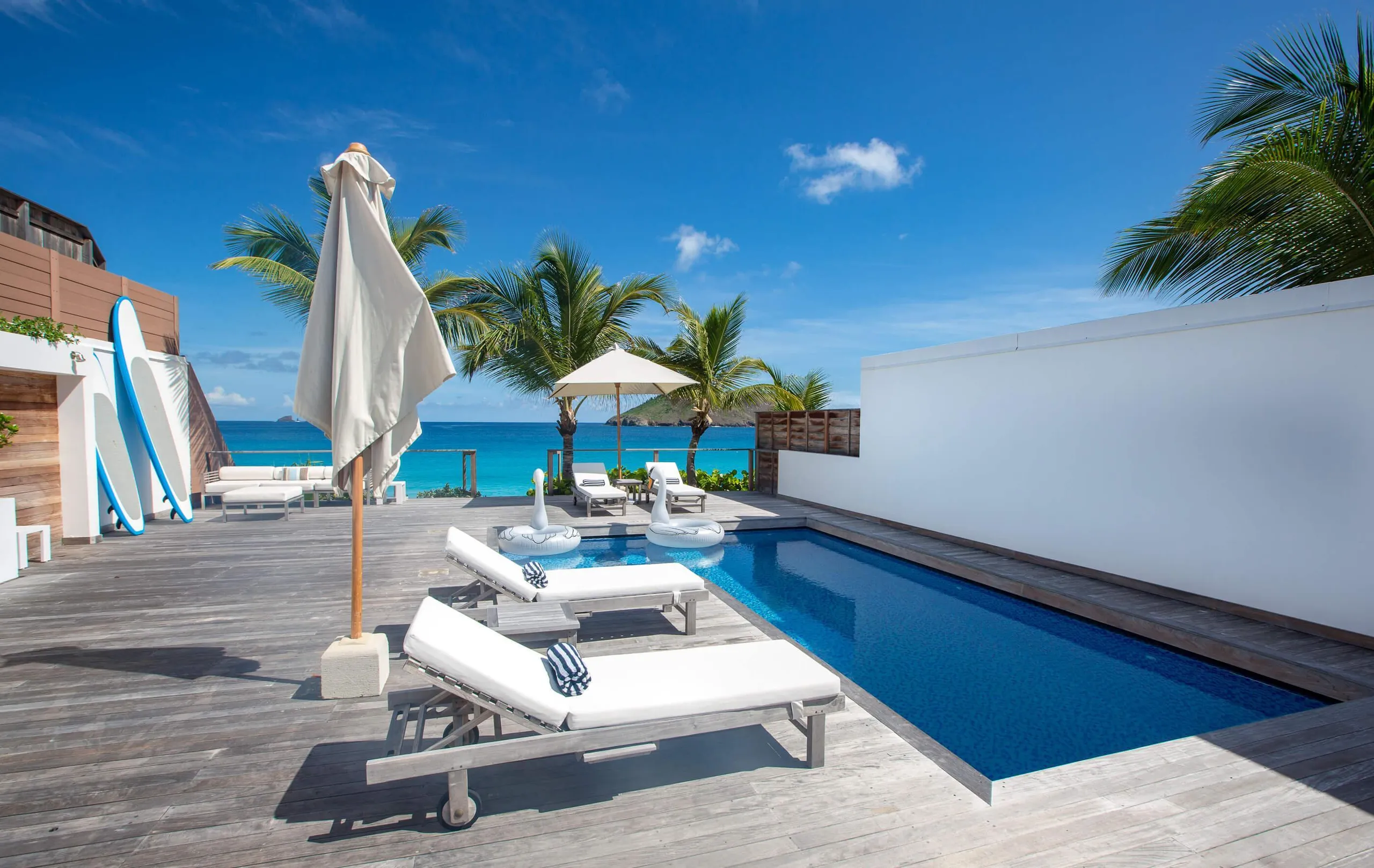 Beachfront Island Chic Villa with Private Pool in Flamands Beach — photograph 9