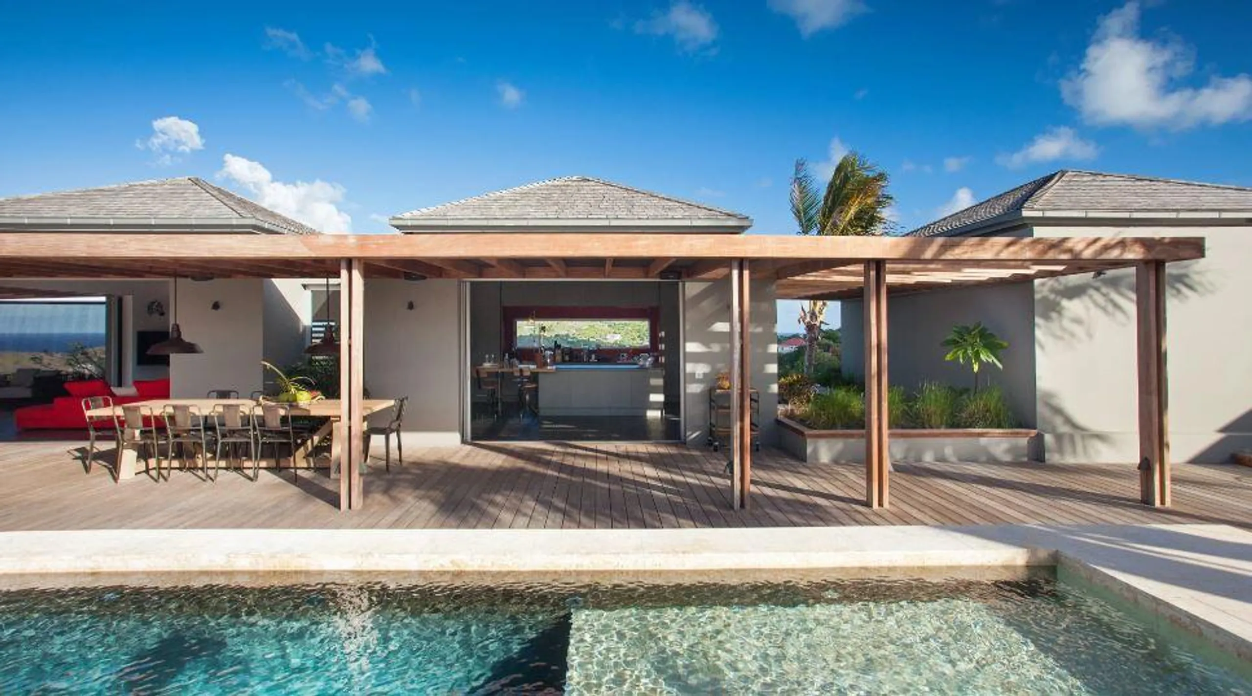 Tropical Villa with Private Pool Lagoon Views in Marigot, St-Barths — photograph 8