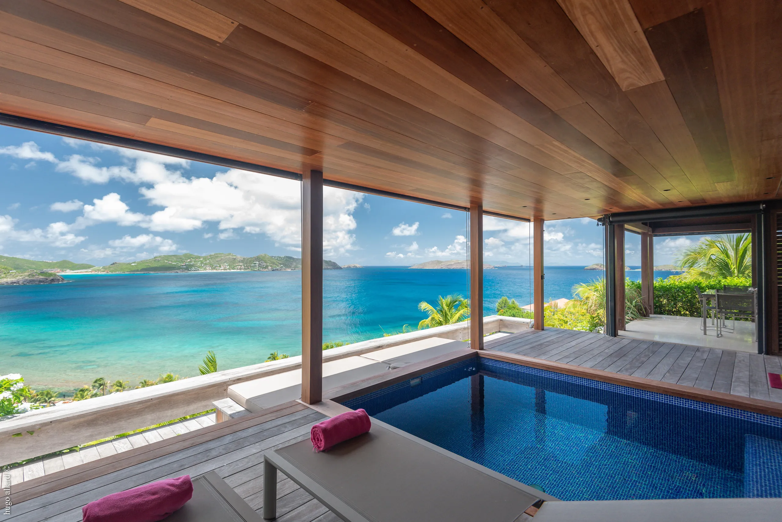 Rejuvenating Seaside Villa with Private Pool and Walks to Beach, Pointe Milou
