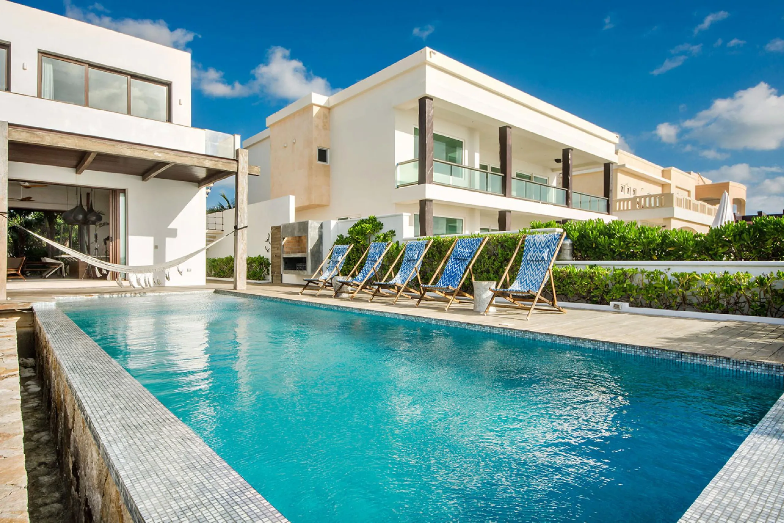 Tulum Beach Front Eco-Villa with Infinity Pool and Stunning Ocean Views, Tankah Bay