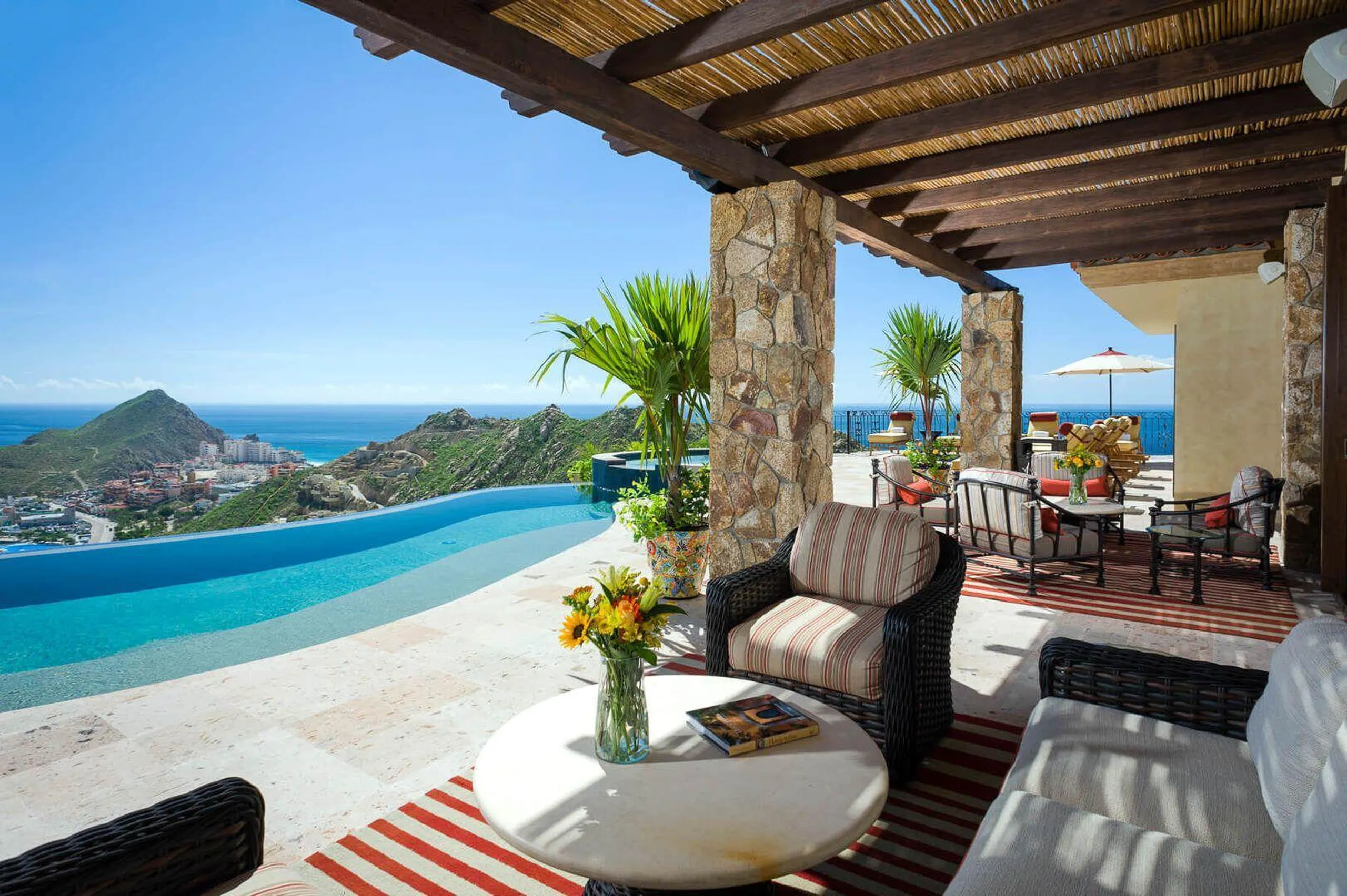 Above it All in this 9 Bedroom Hillside Estate with Infinity Pool and Views over Cabo to the Ocean — photograph 2