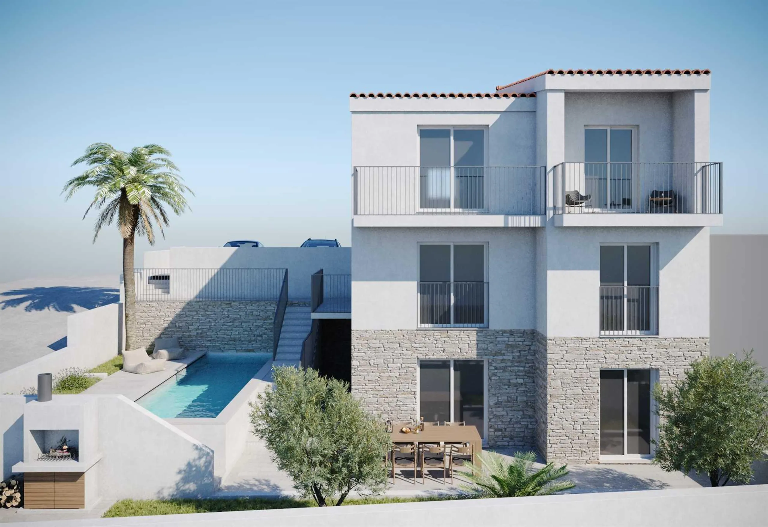 Plush Seaside Villa with Heated Pool — photograph 4
