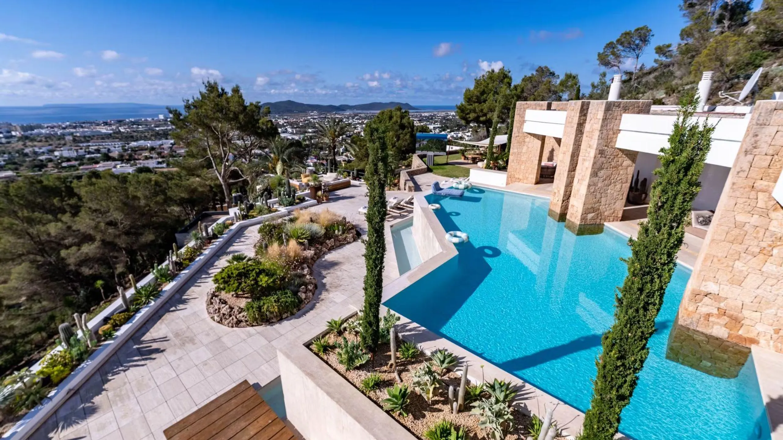 Villa setting in Ibiza