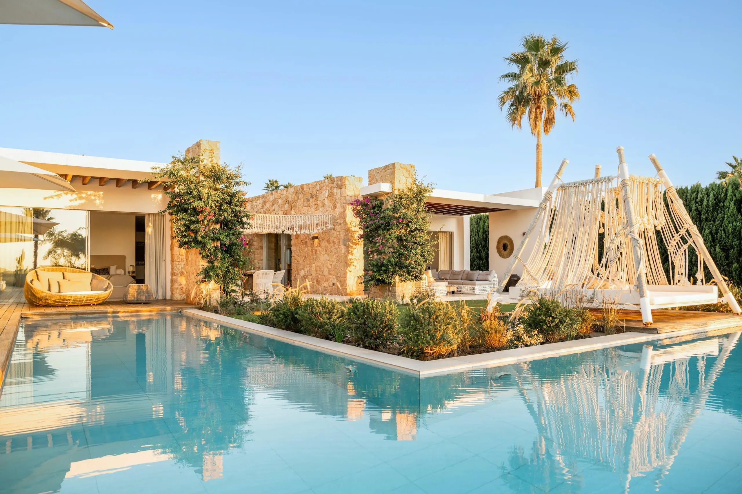 Chic San Jose villa with Crystalline Pool, Gazebo, and Dining Al-Fresco, Ibiza