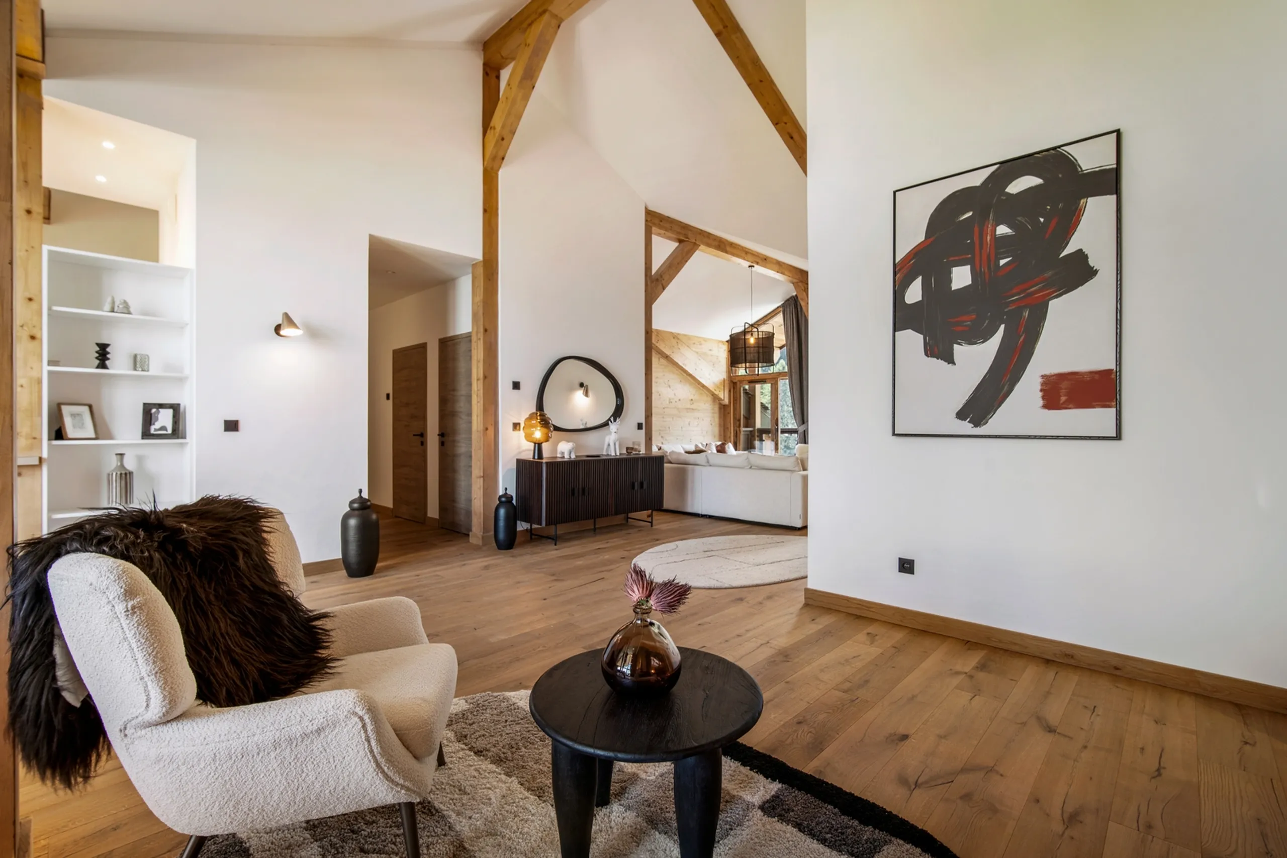 Courchevel Penthouse: Luxe 4-Room Escape with Mountain Views — photograph 7