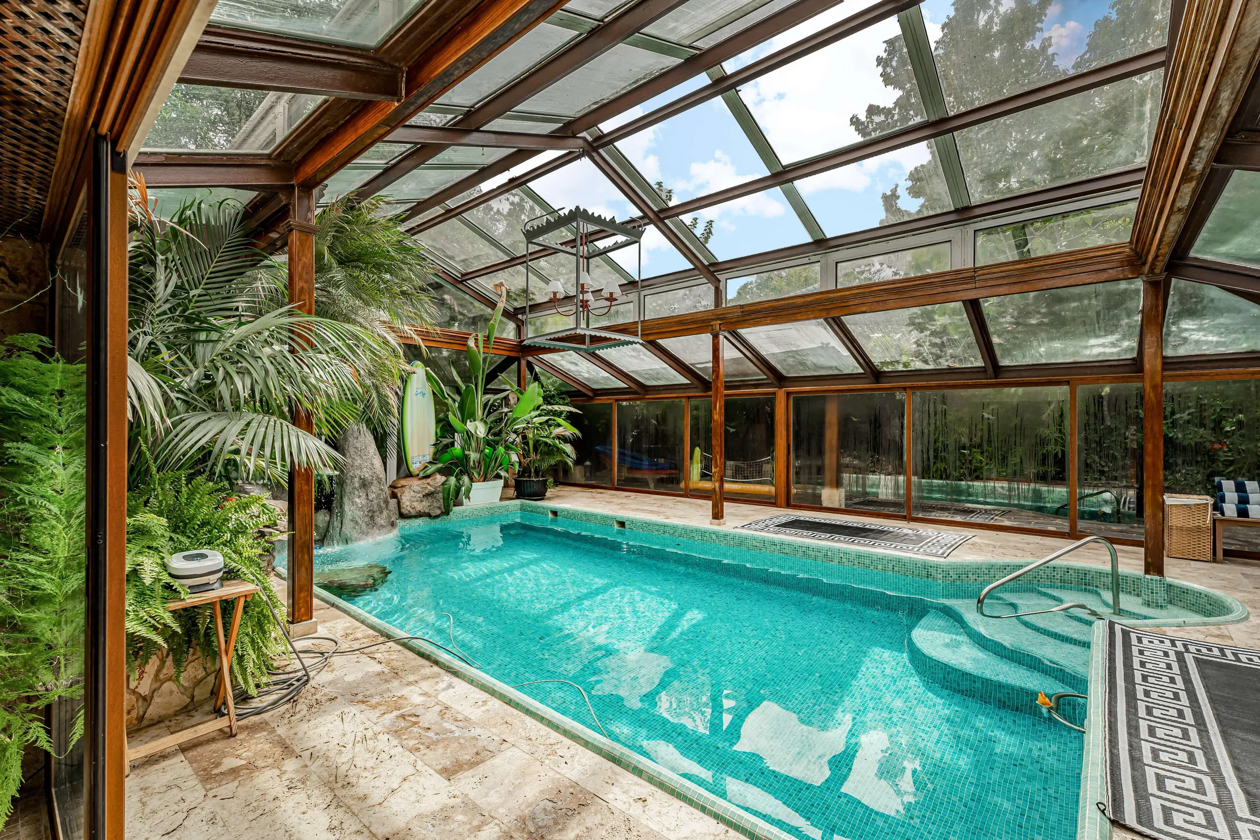 Award Winning Mid Century Styled Villa in Spain with Indoor Heated Pool, Madrid