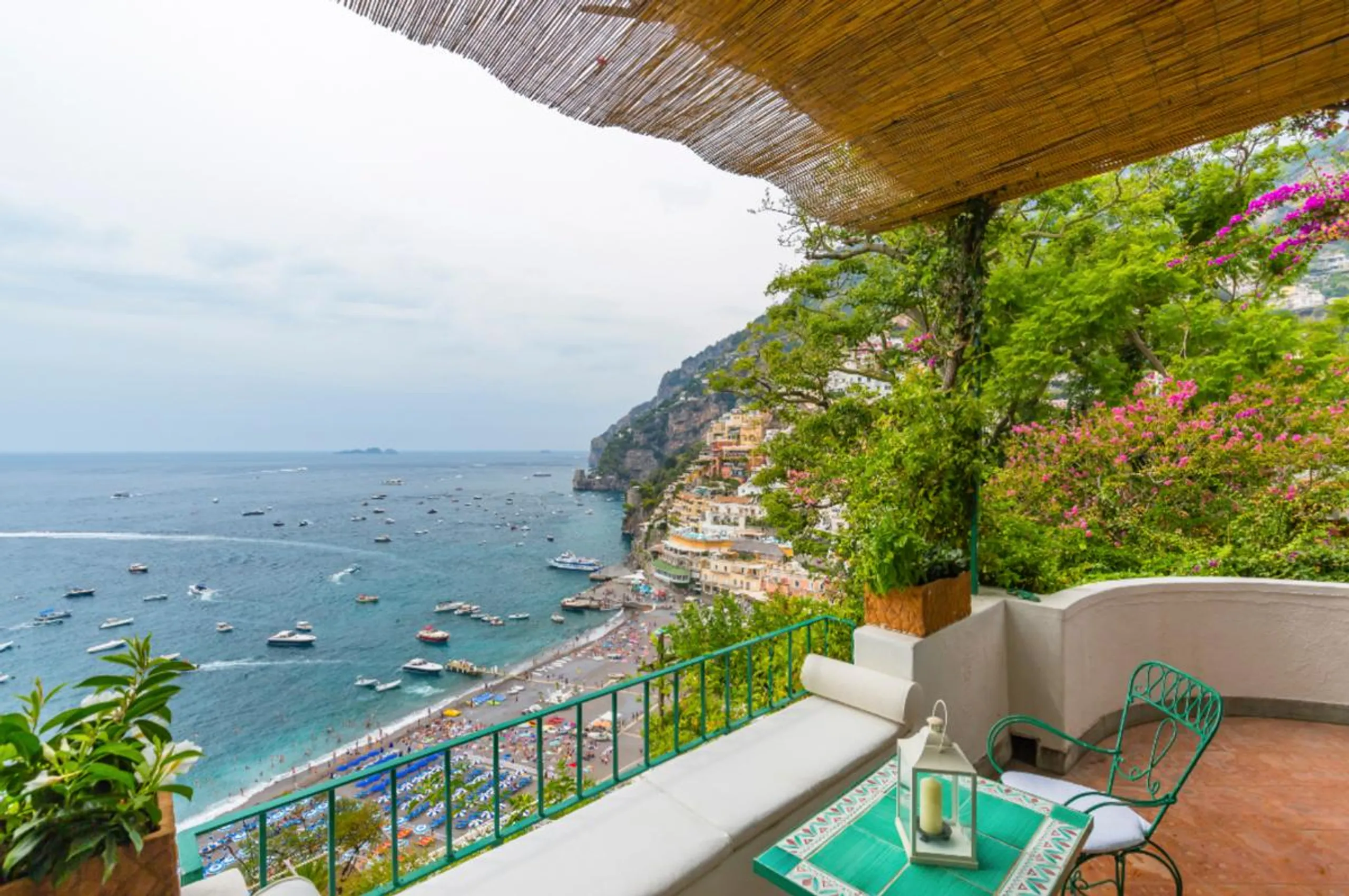 Villa setting in Positano