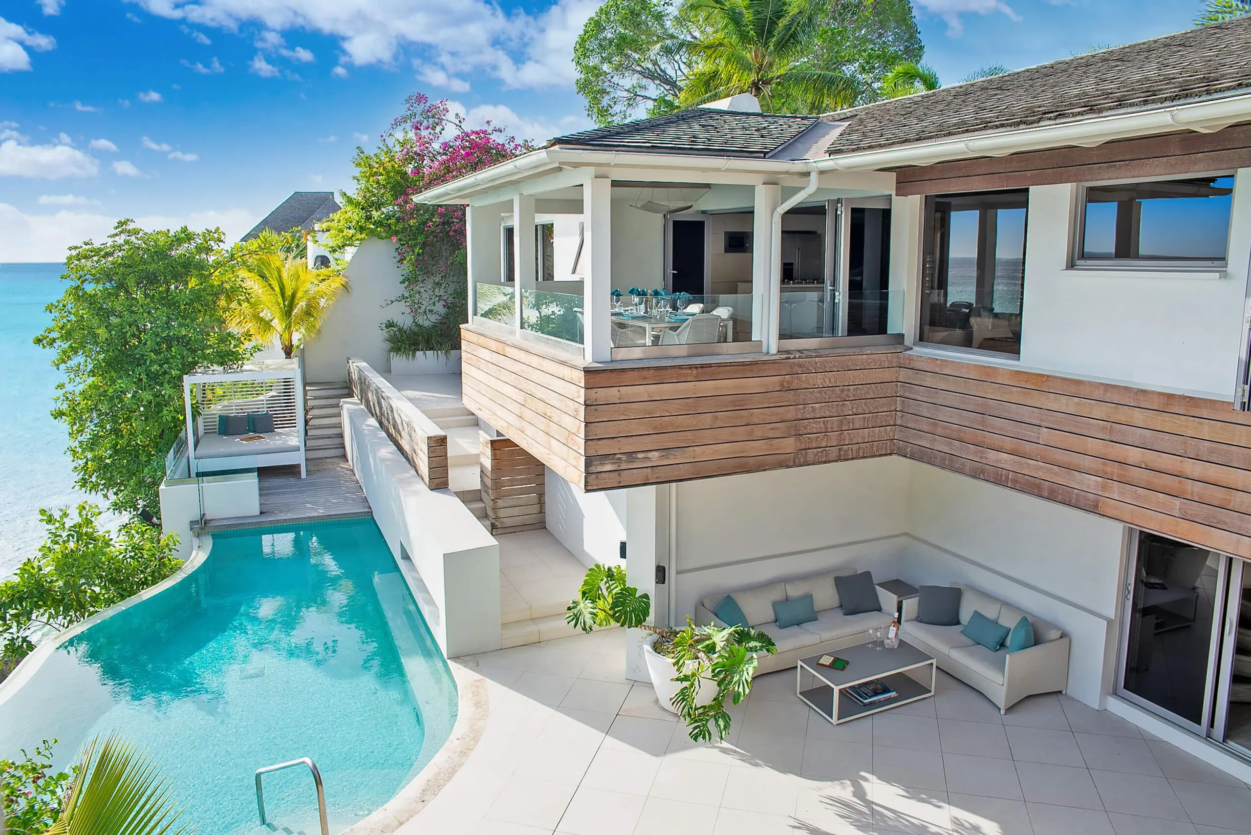 Contemporary Beachfront Villa with Private Pool and Pristine Sea Views, St. James