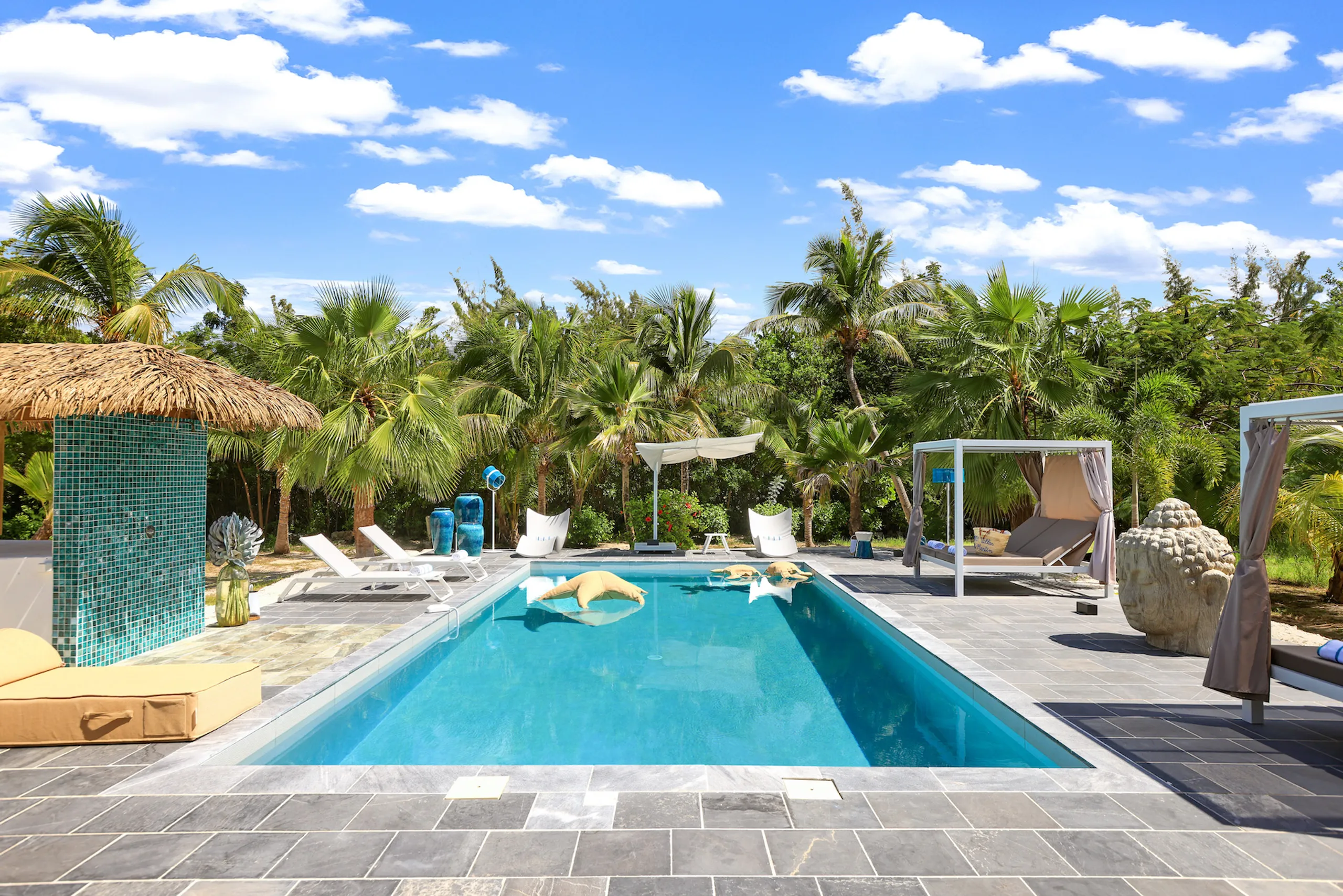 Elegant Terres Basses Villa with Pool, Jacuzzi & Private Garden Oasis — photograph 3