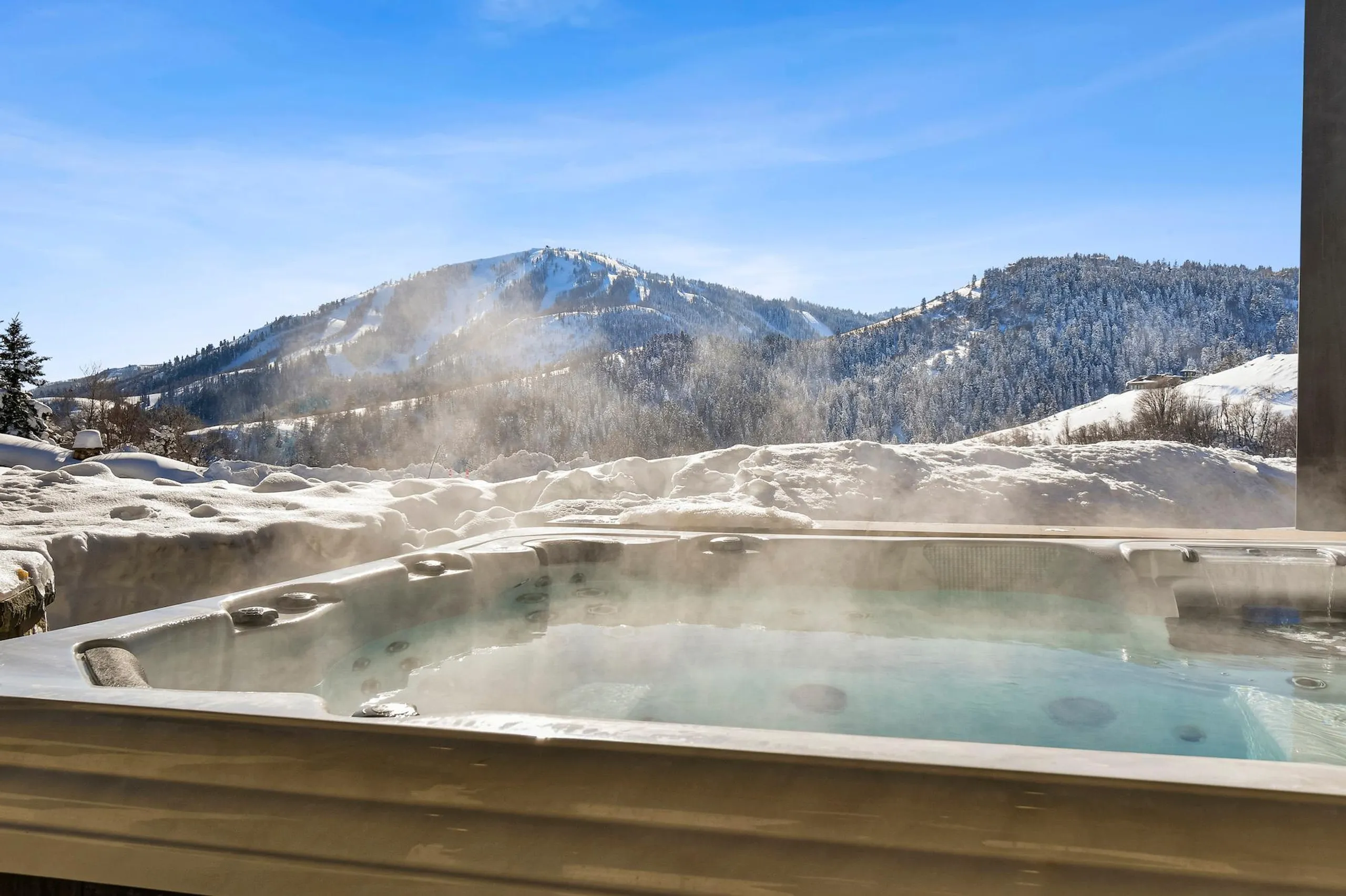 Contemporary Deer Crest Ski In-Ski Out Chalet with Heated Pool and Hot Tub — photograph 6