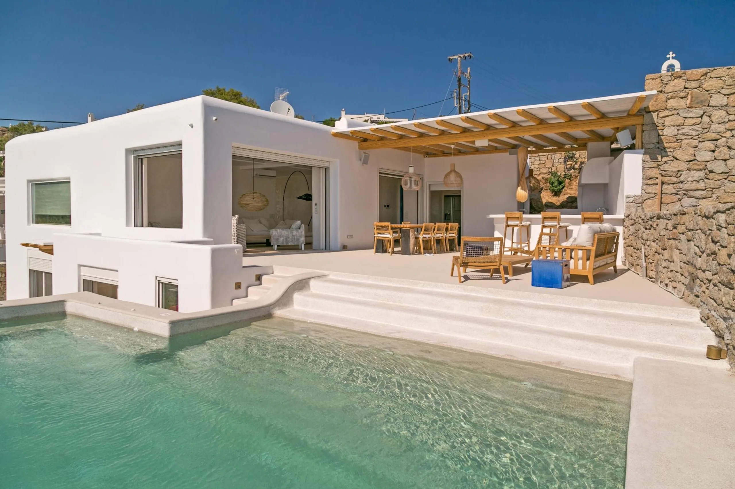 Breathtaking Oceanview Villa in Mykonos with Private Pool — photograph 2