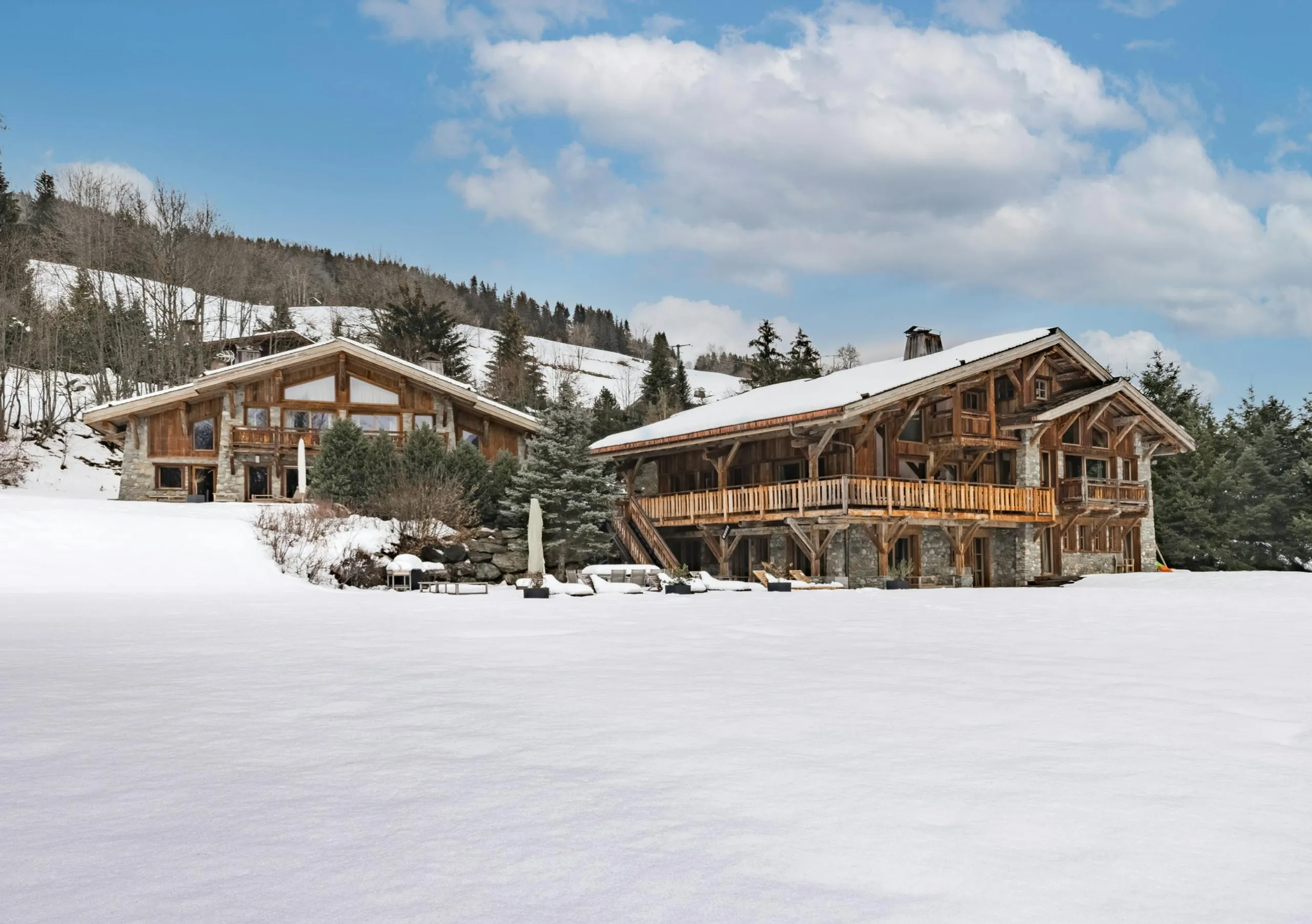Chalet Royal with Commanding Views and Luxury Amenities in Megeve