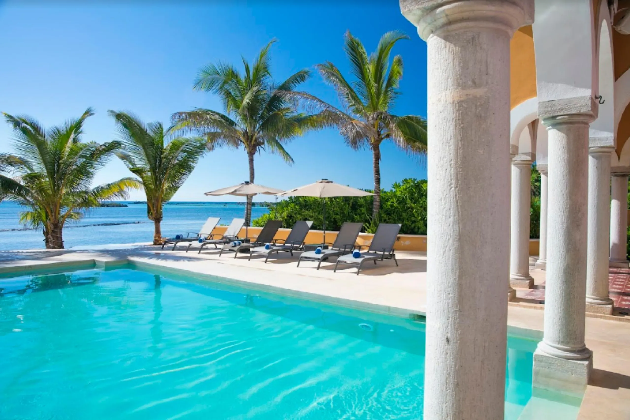 Beach Front Mayan Estate with Private Pool and Glamorous Ocean Views — photograph 2