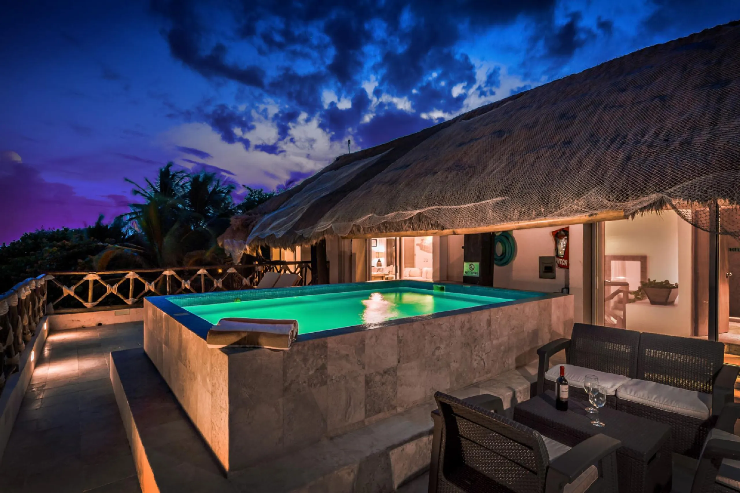 Private Tulum Luxury Beach Front Estate with Plunge Pool Close to Mayan Ruins — photograph 11