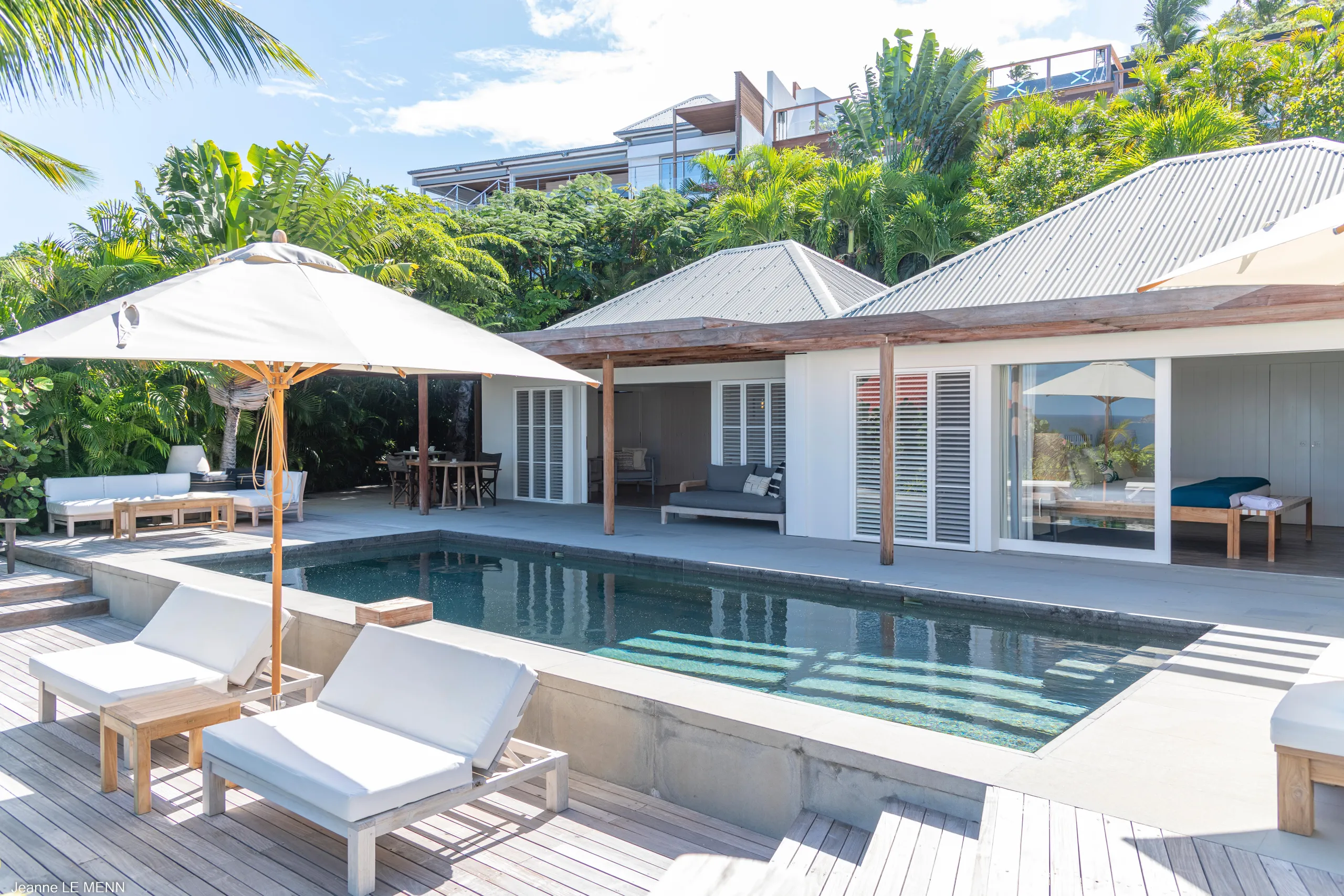 Exquisite Seaview Villa with Private Pool and Zen Garden, St. Jean
