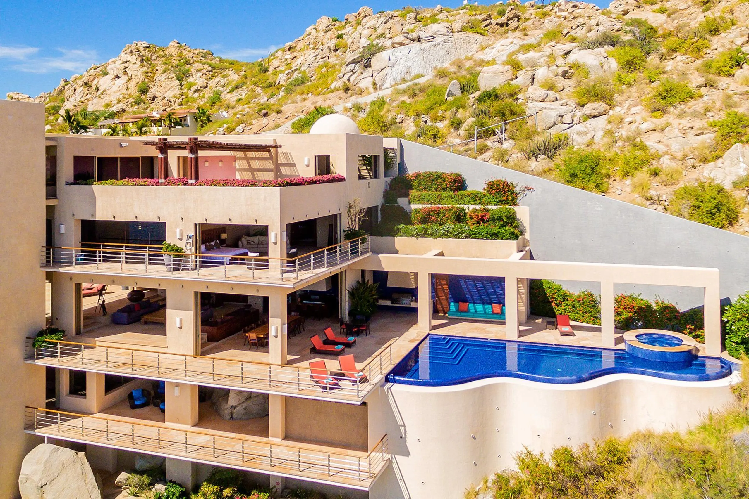 Hillside Grand Pedregal Villa with Infinity Pool and Panoramic Pacific Views., Pedregal