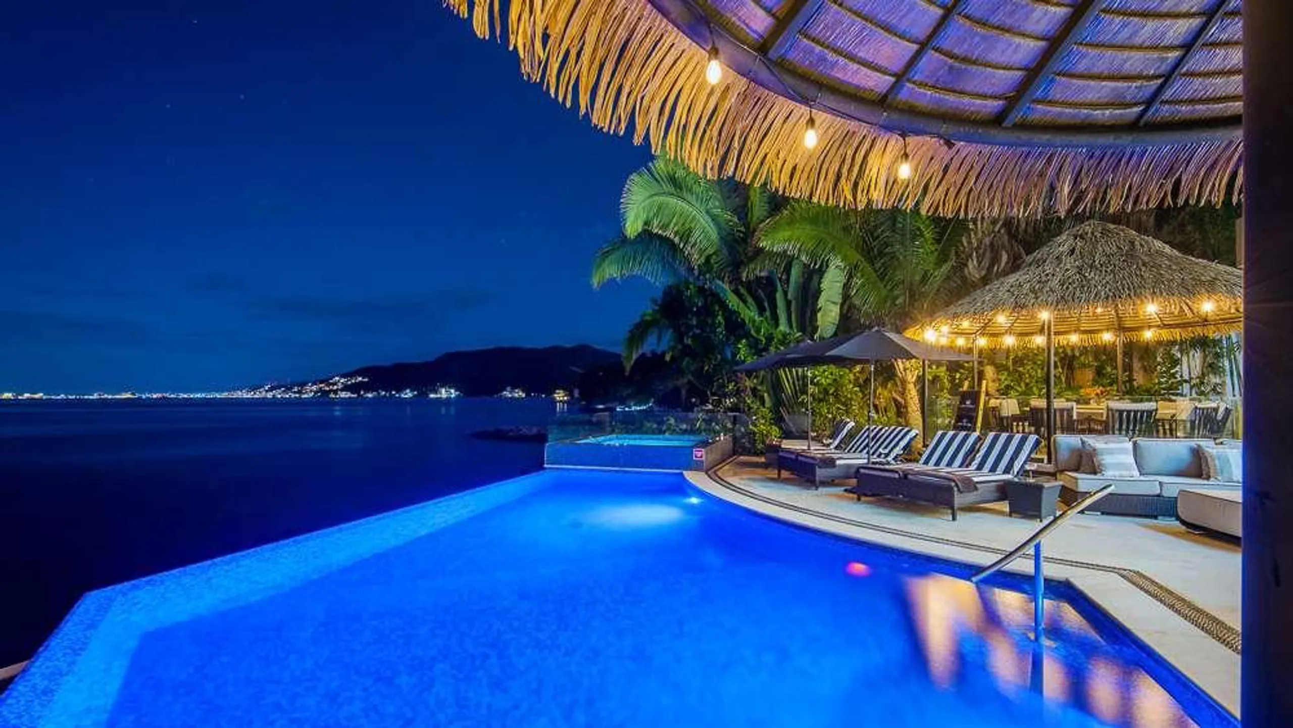 Casa Celestial Oceanfront Cliff Estate with Infinity Pool in Puerto Vallarta