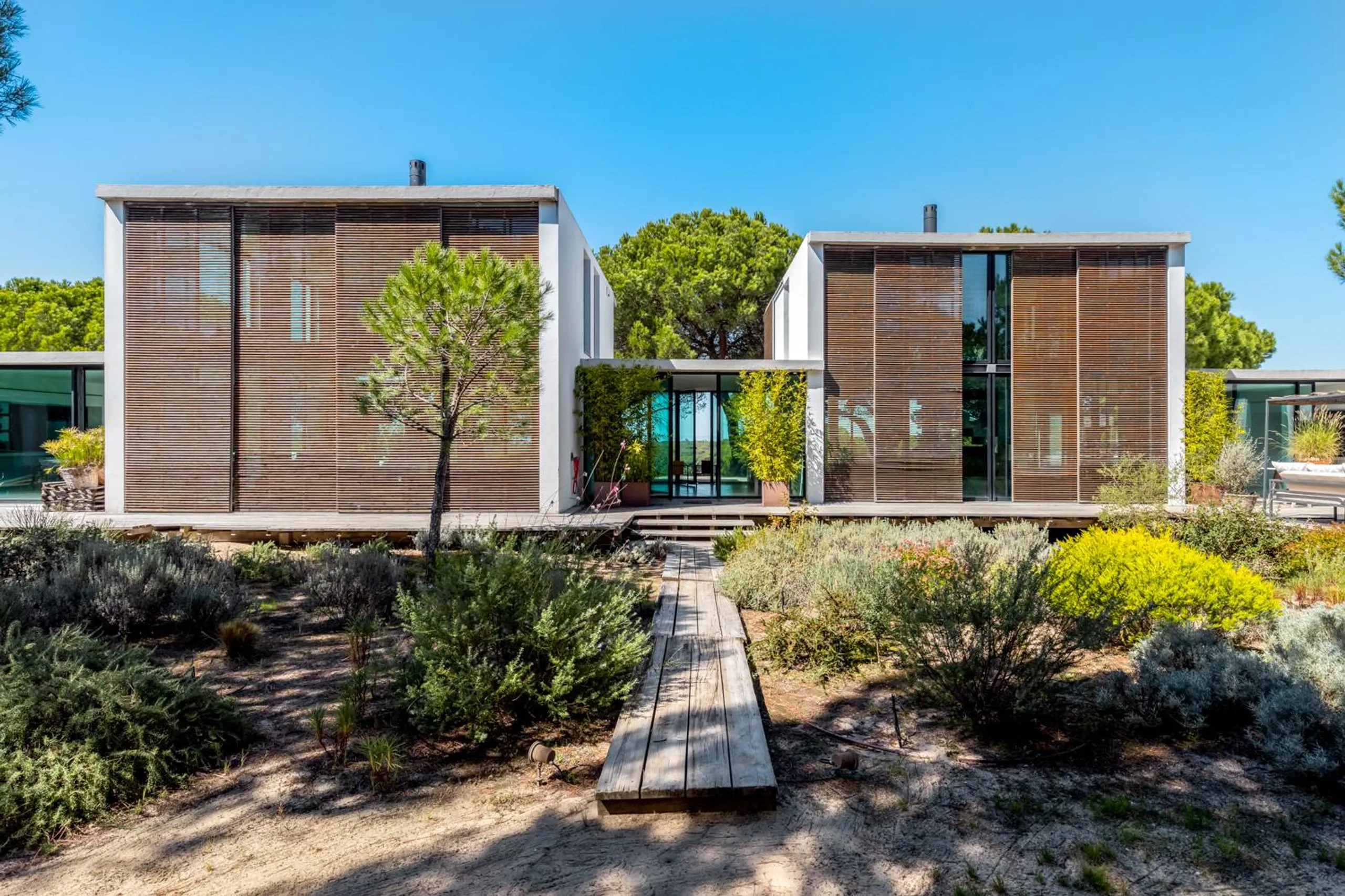 Contemporary Cork Oak Forest Villa with Infinity Pool and Veranda — photograph 3