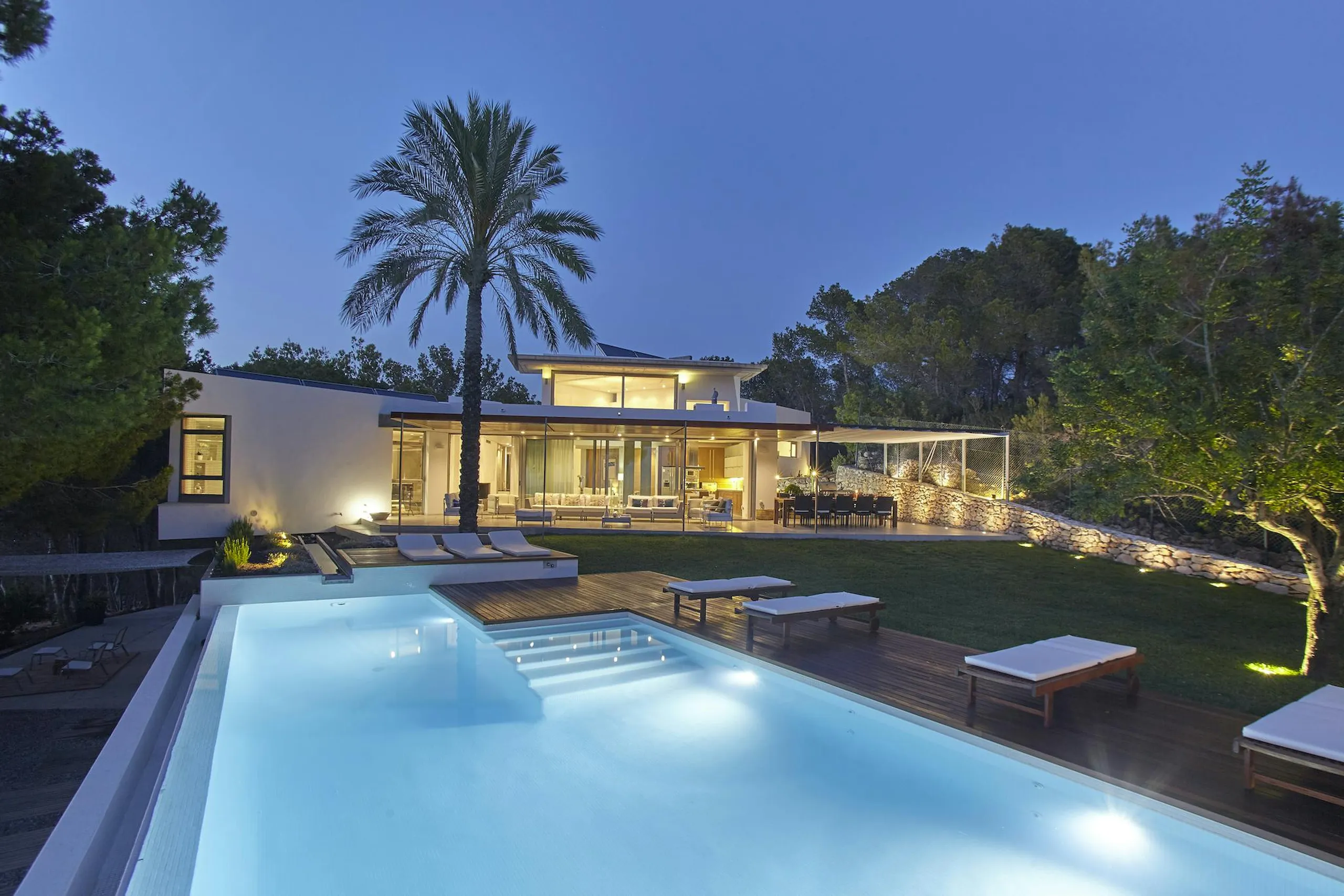 Glamorous Ibiza Seaview Estate with Private Pool and Sun Deck, Ibiza