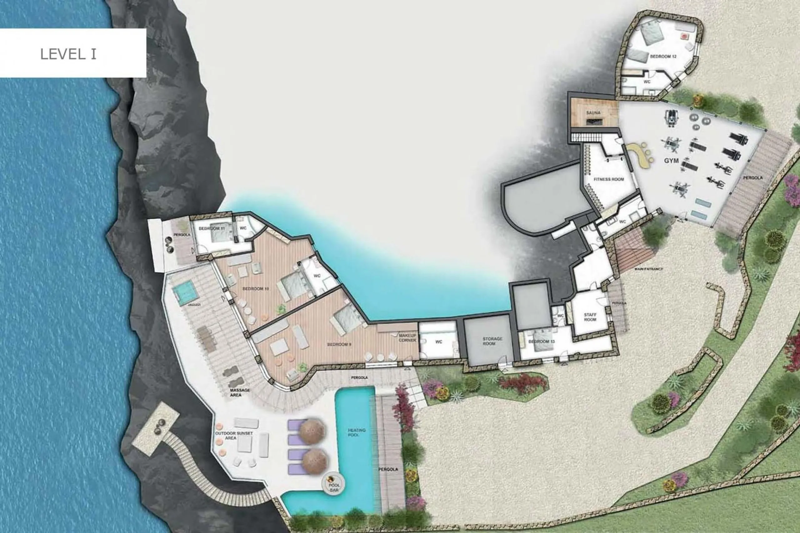 Luxurious Haven with Panoramic Views and Refreshing Pool — photograph 7