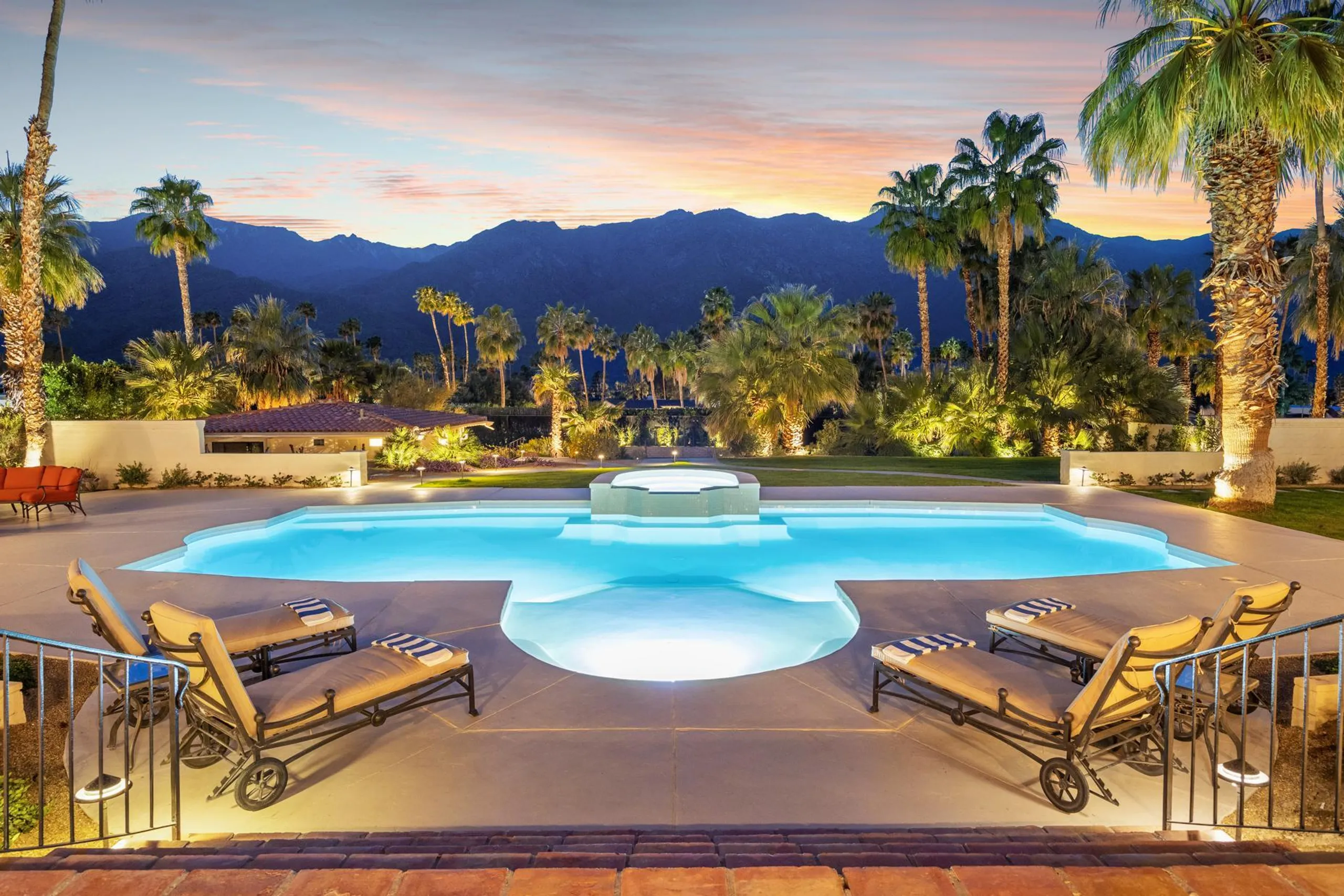 Lavish Palm Springs Tennis Estate with Lap Pool, 360-Degree Mountain Views, and Celebrity-Level Privacy — photograph 3