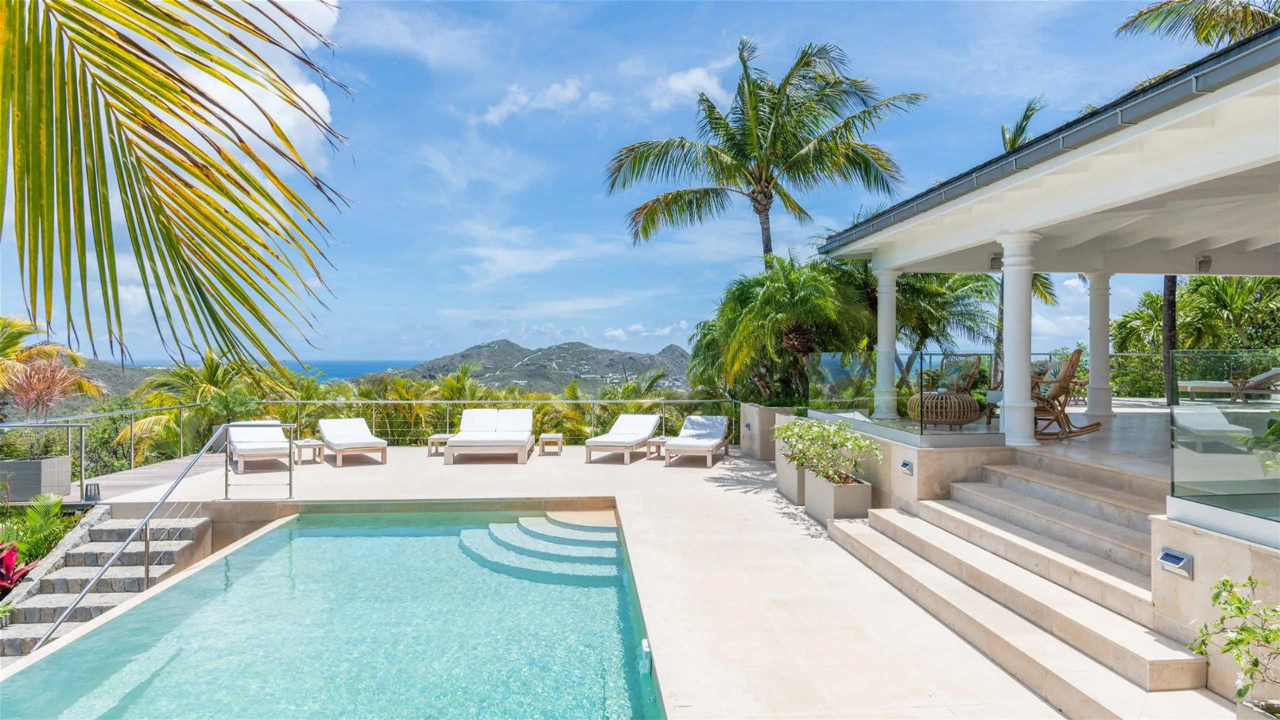 Upscale Caribbean Style Villa with Private Pool and Oceanview, Saint Barthelemy