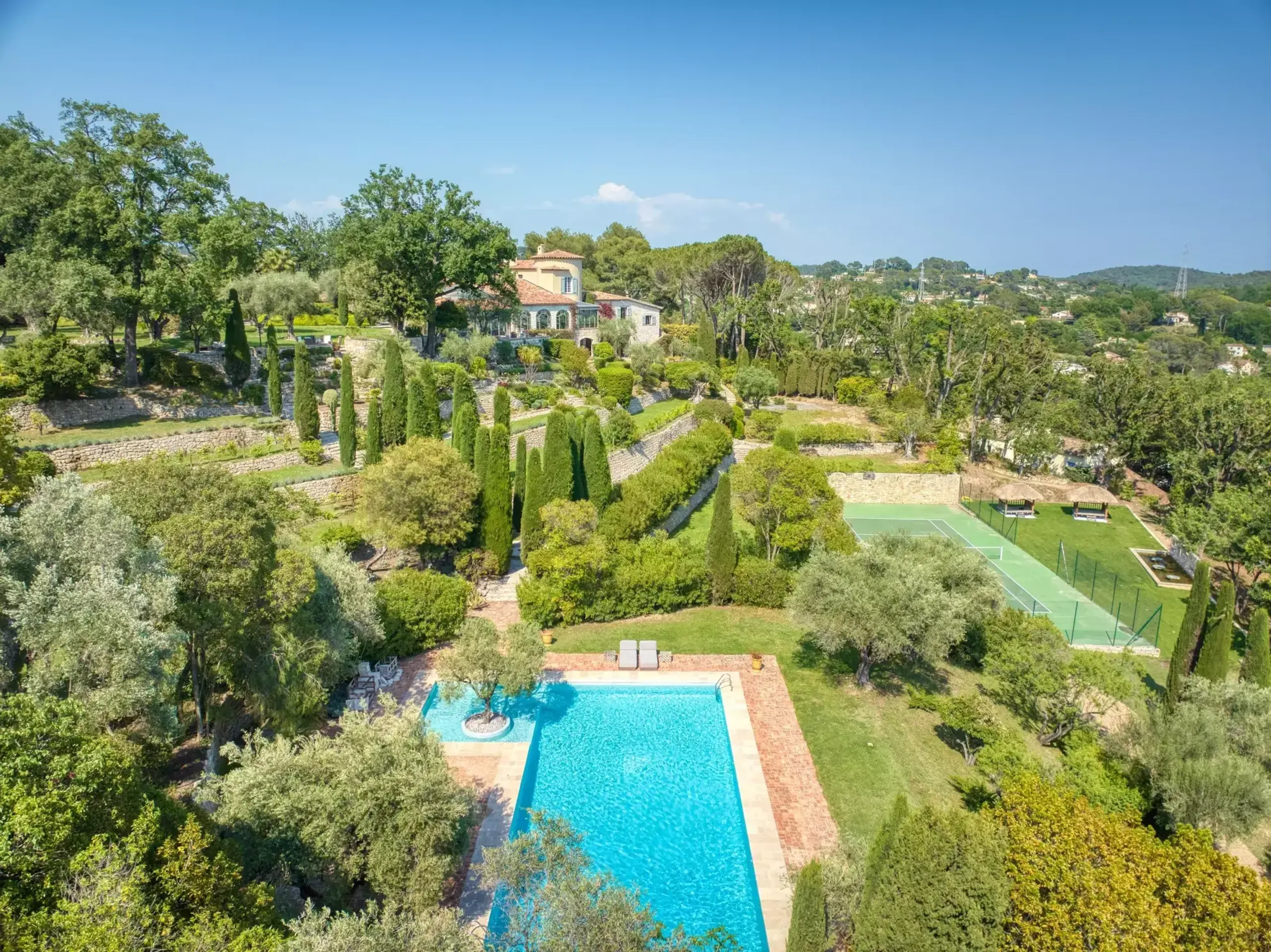 Resplendent Villa with Outdoor Swimming Pool and Meticulously Landscaped Garden, Mougins