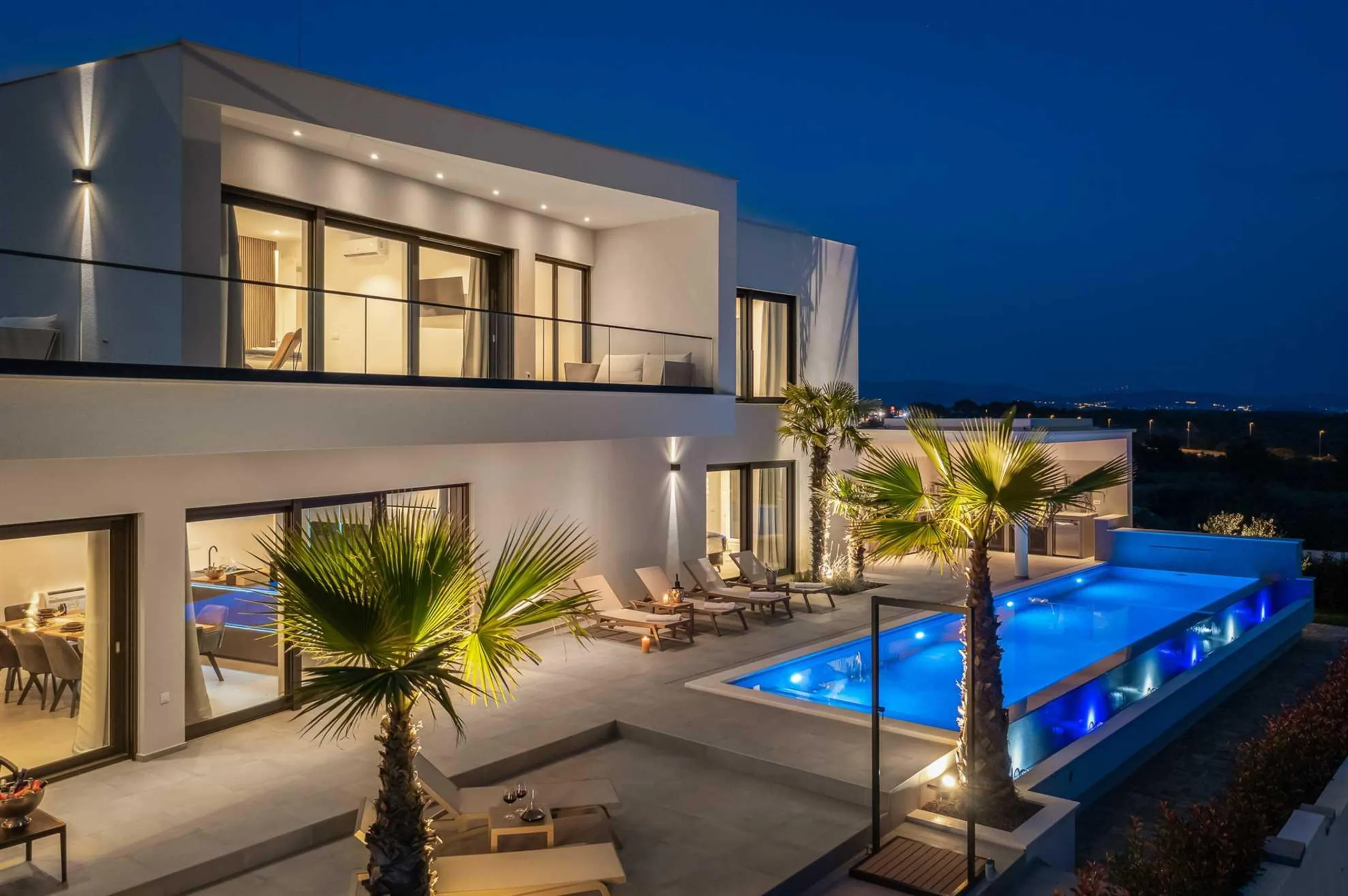 Chic Villa with Pool and Olive Grove Lounge in Scenic Vodice, Vodice