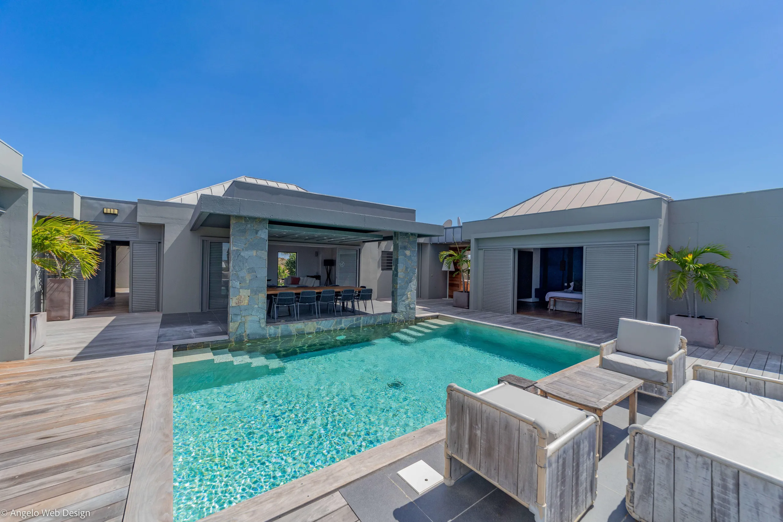 Exquisite Paradise Villa with Amazing Ocean View in Domaine du Levant, Saint-Barths — photograph 11
