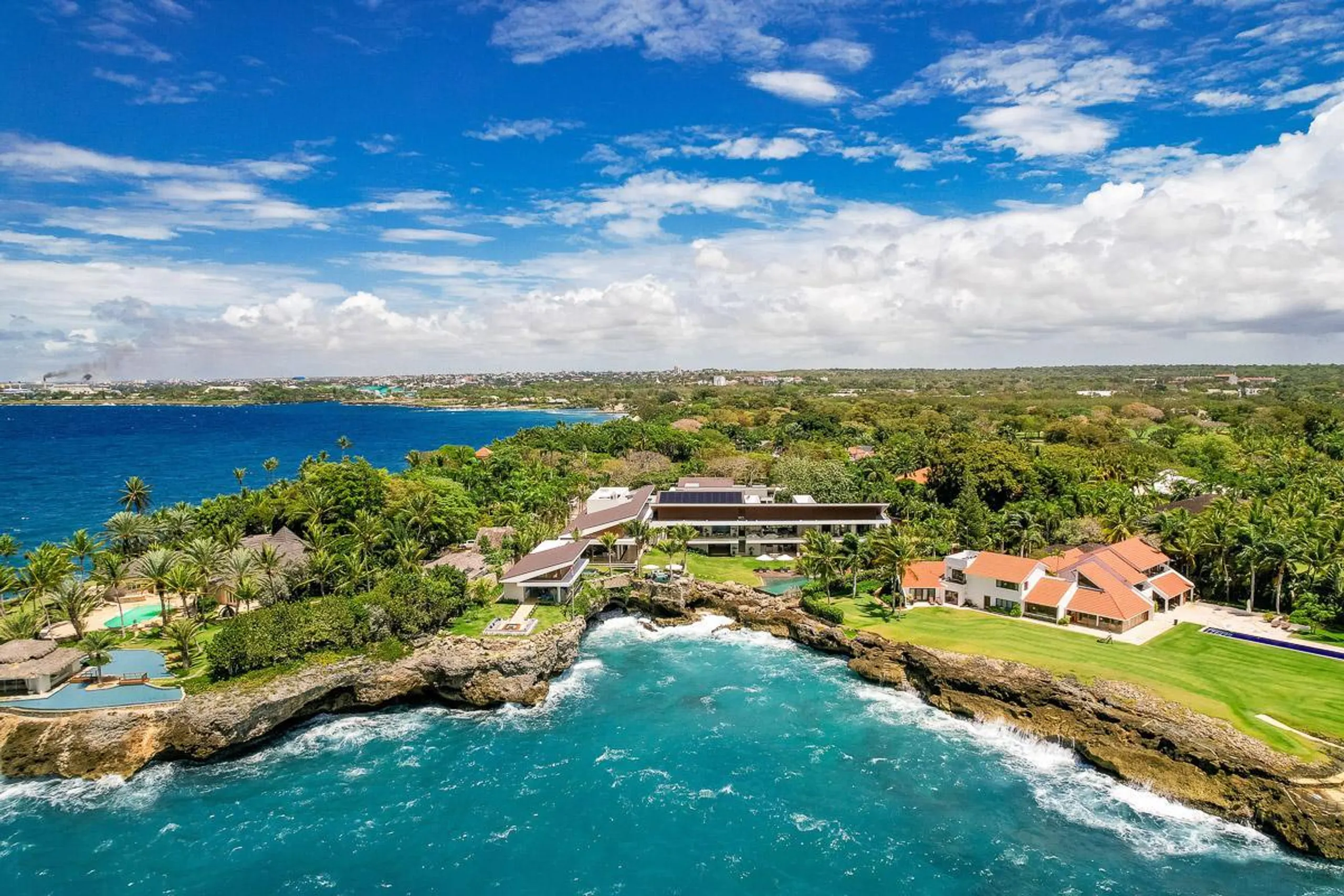 Casa de Campo Estate with Breathtaking Views of the Caribbean Sea in Casa de Campo