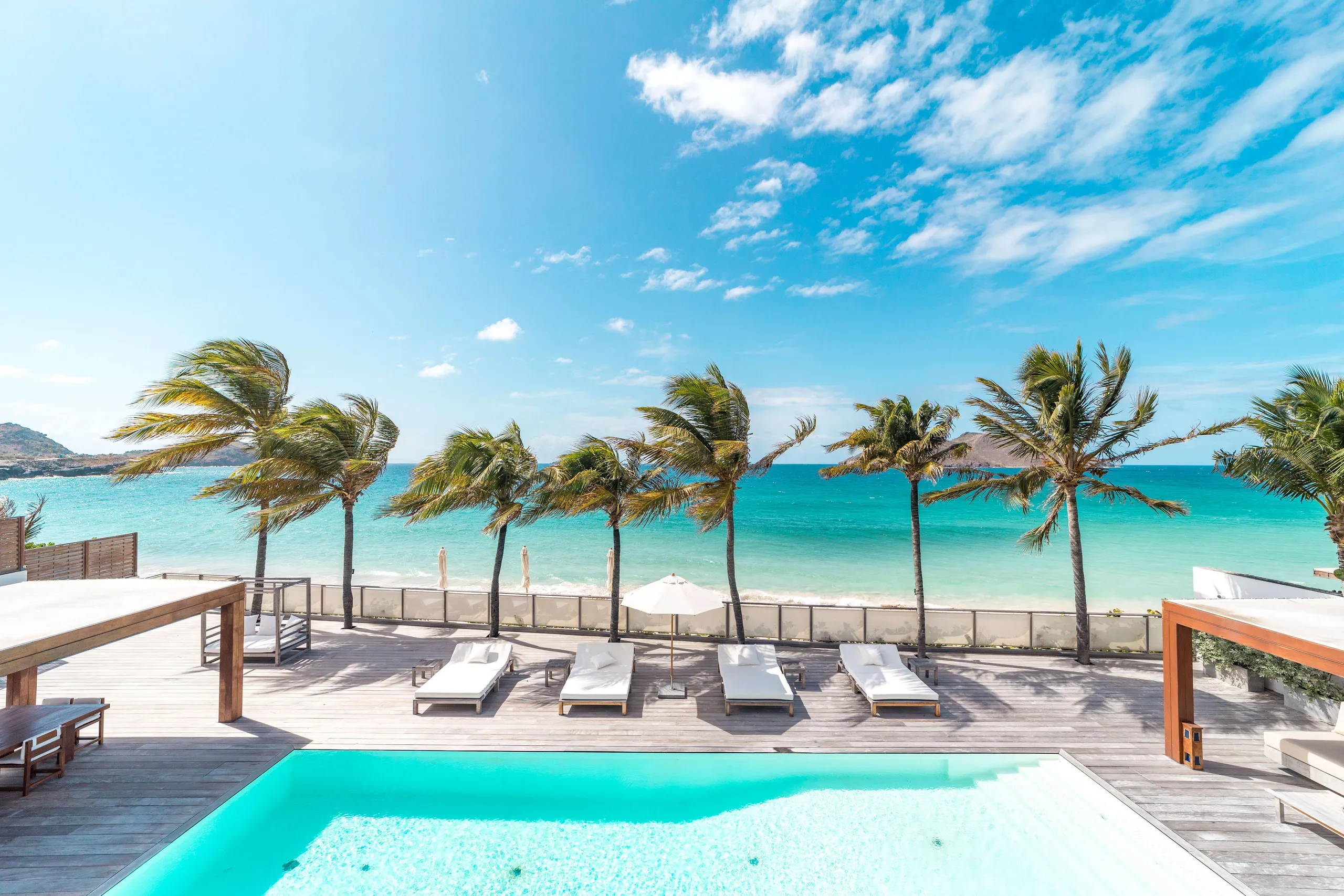 Villa setting in St. Barts