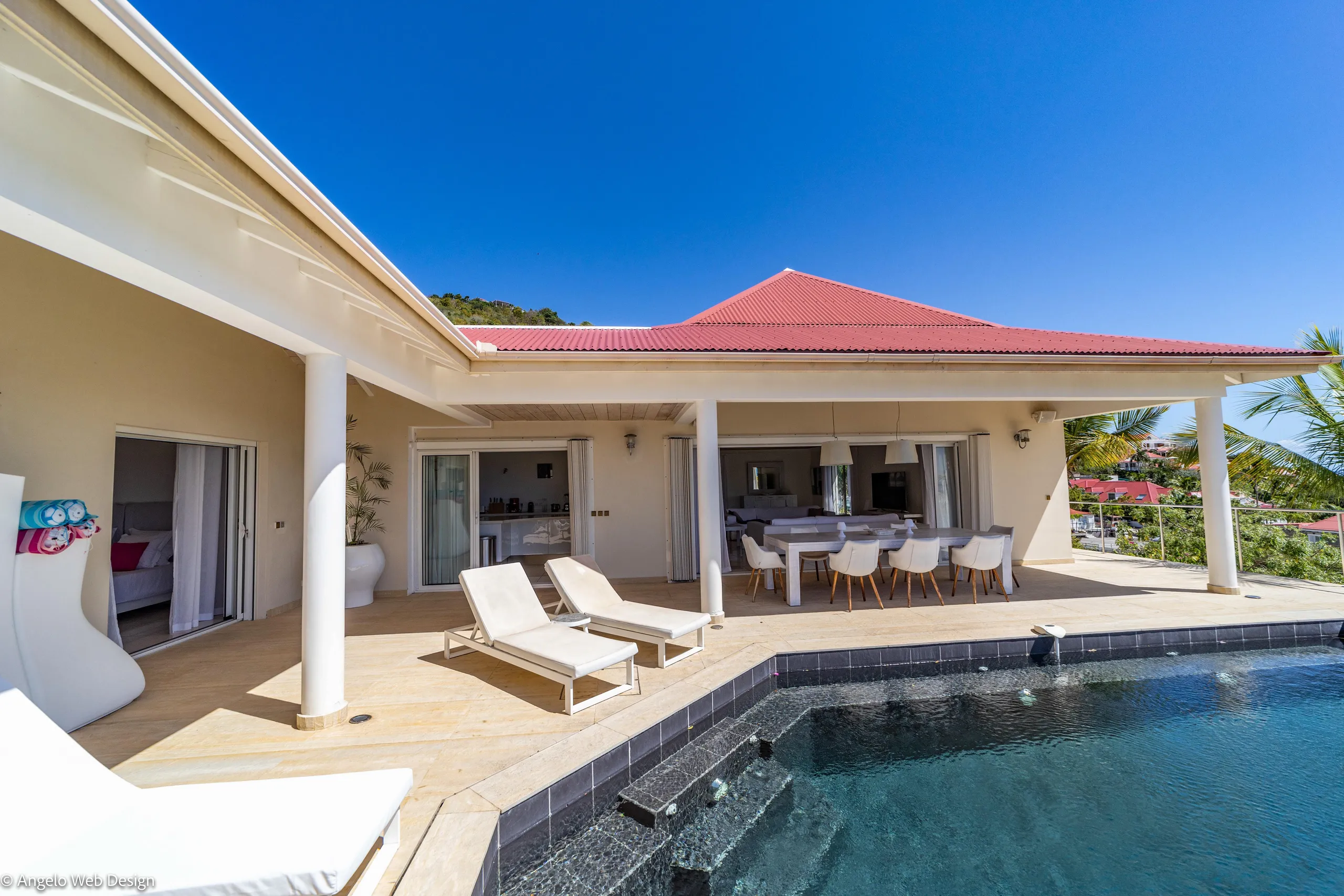 Harbor Front View Villa with Infinity Pool in Gustavia, St. Barths — photograph 6