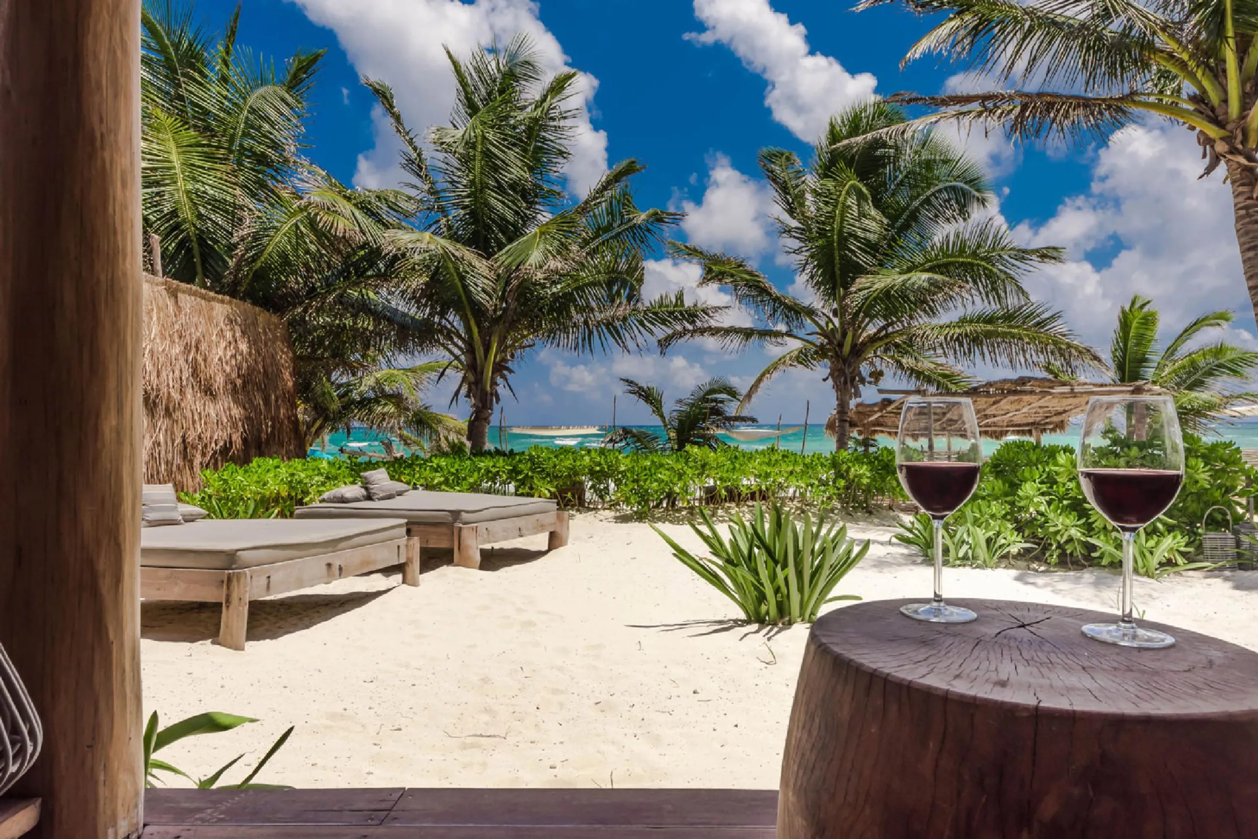 Exclusive Oceanfront Tulum Villa with Private Pool and Lush Ocean Views, Tulum