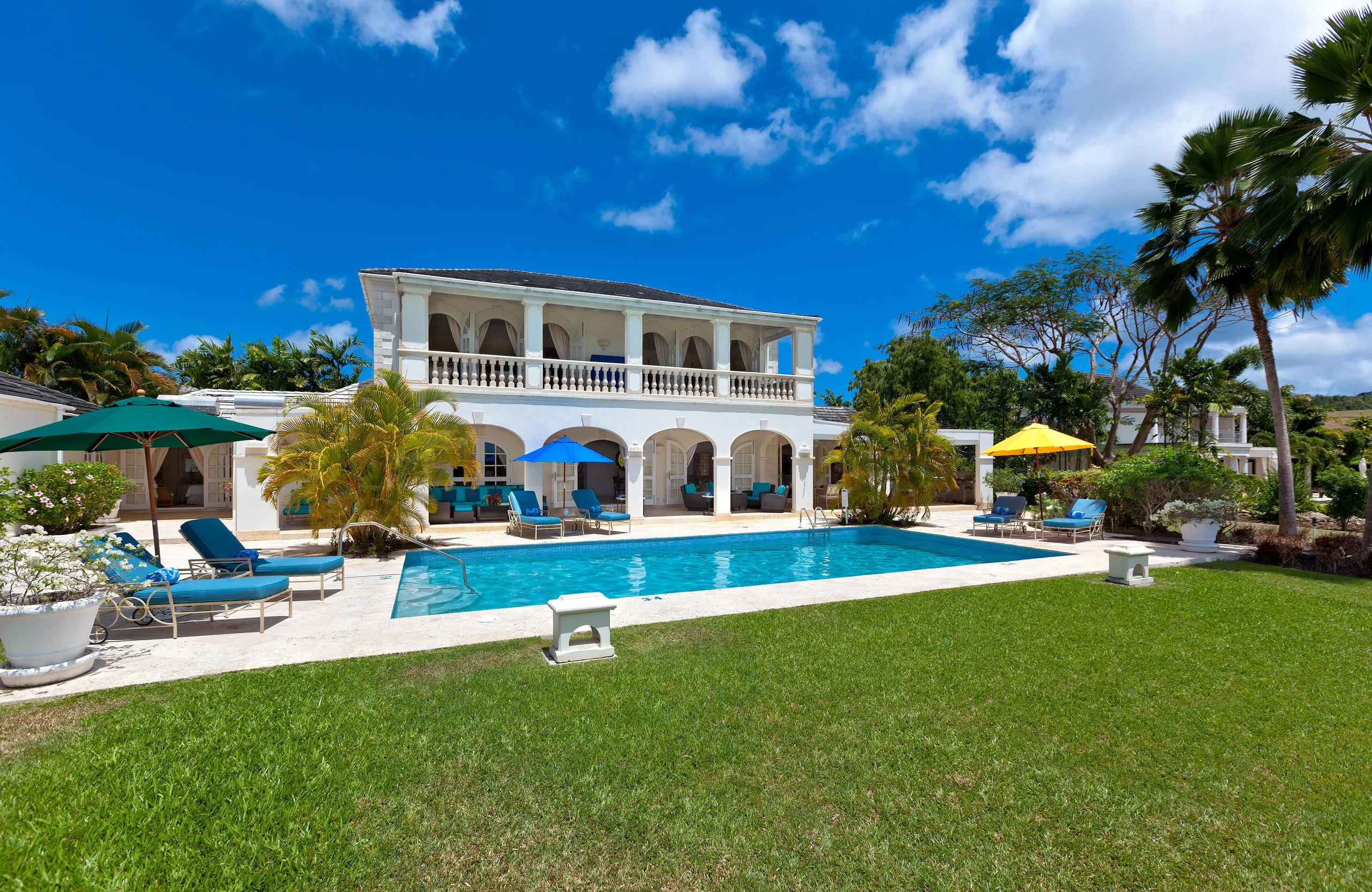 Colonial Styled Five-Bedroom Villa with Private Pool, Golf Course and Western Coastline Views, Saint James