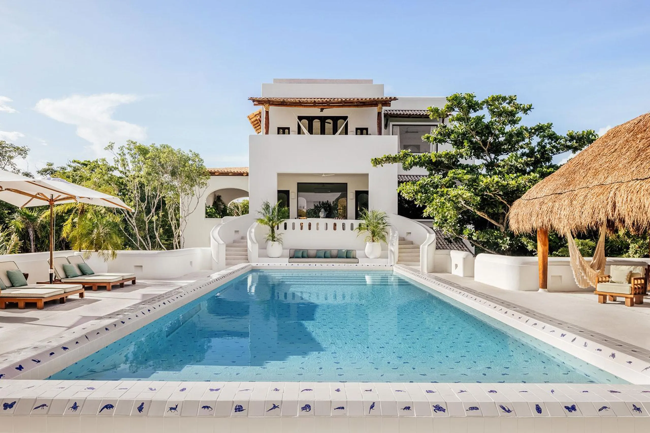 Villa setting in Riviera Maya