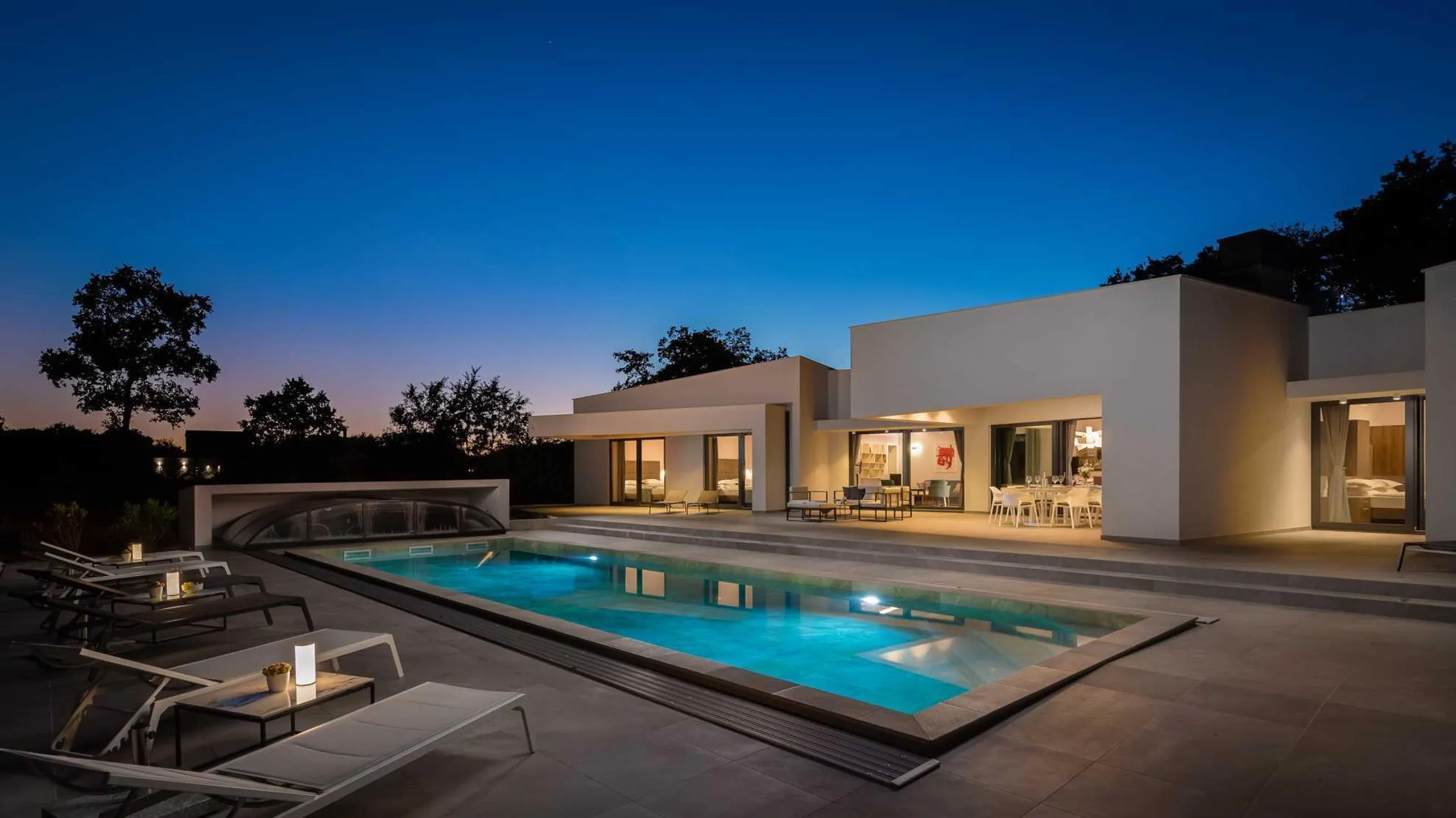 Exceptional Villa Hideaway with Pool and Lush Surroundings, Rezanci