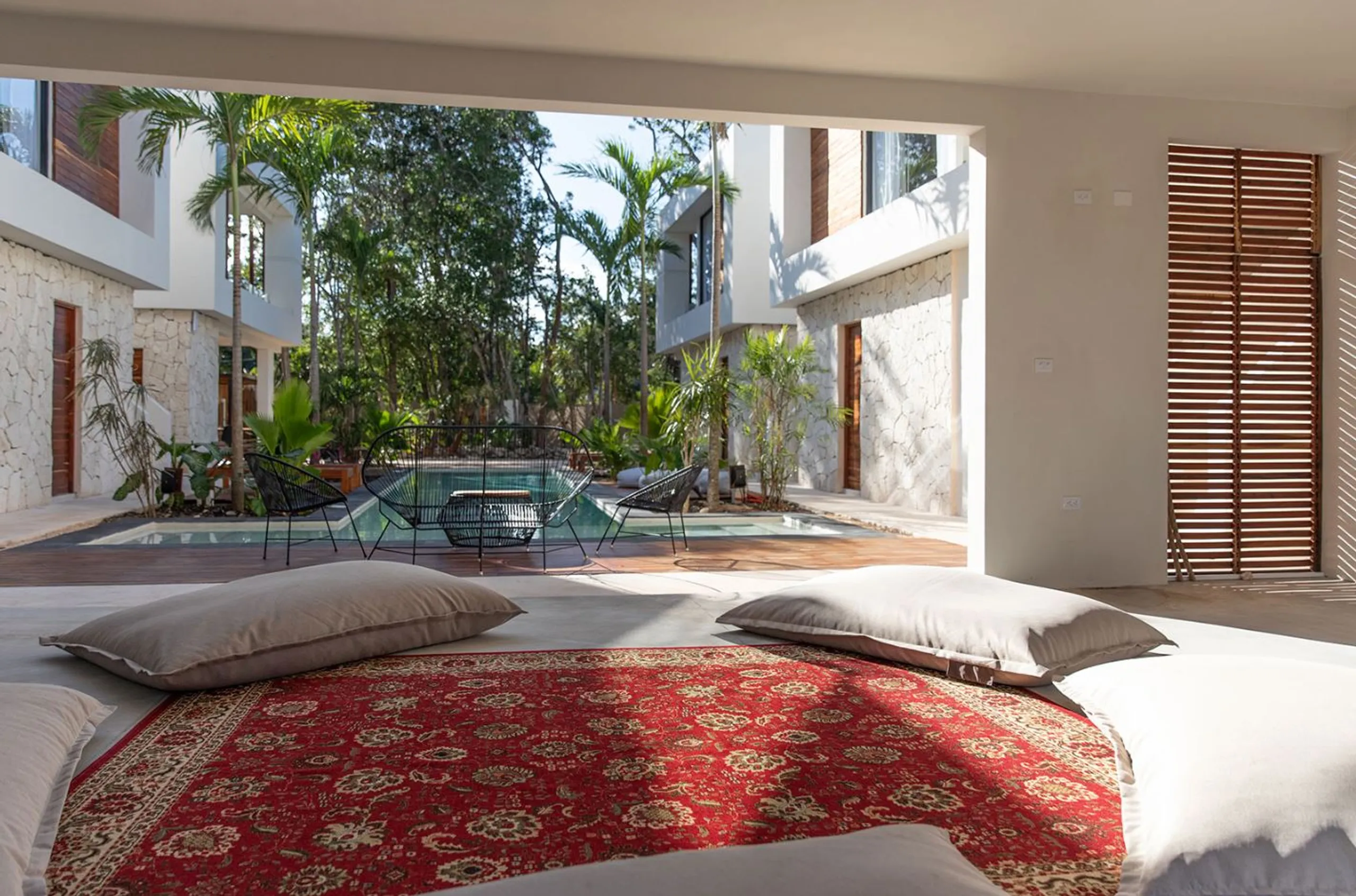 Contemporary U-Shaped Villa in Tulum with 5 Private Plunge Pools & Garden — photograph 6