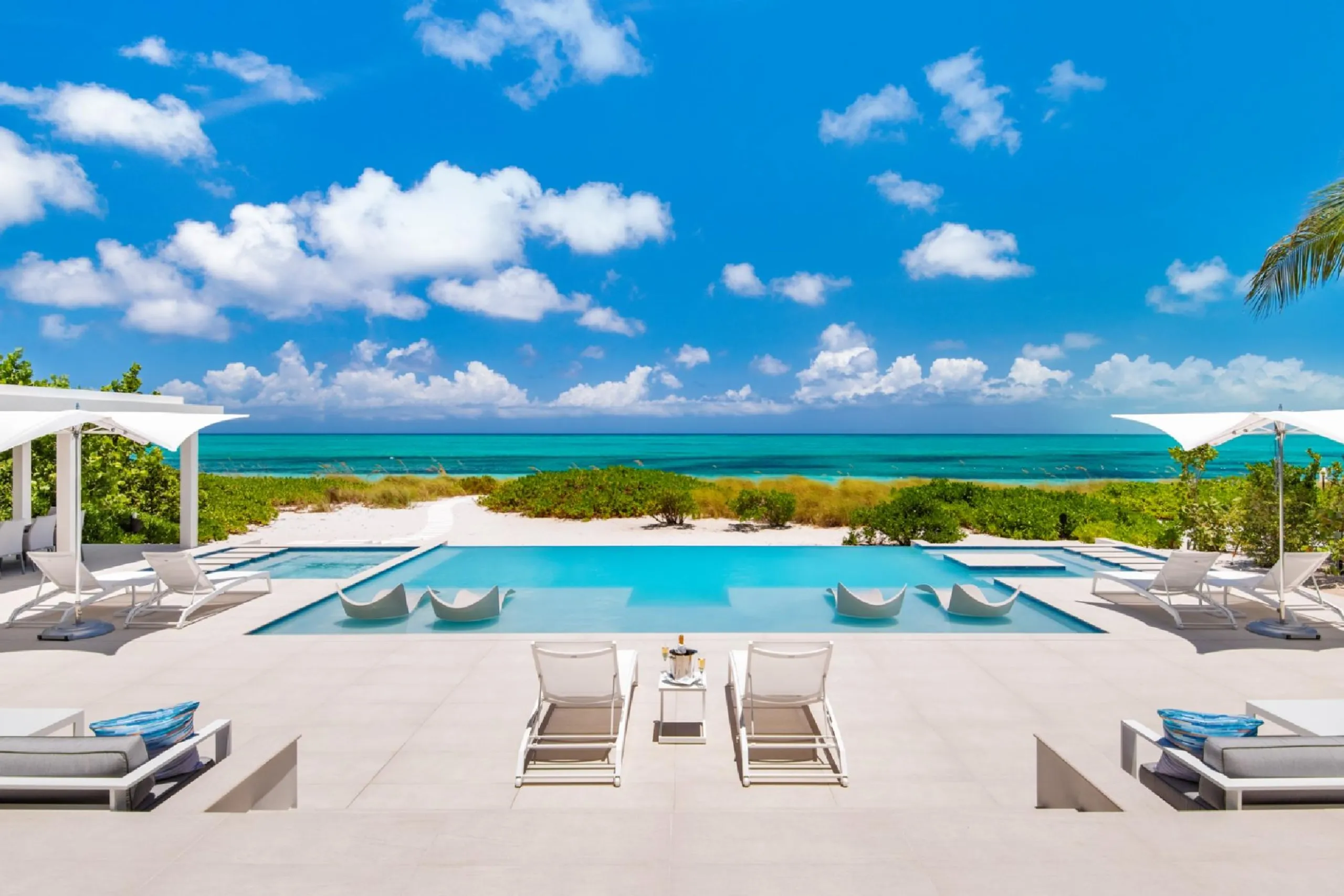 Ultra Modern Grand Architectural Estate with Ocean Views and Infinity Pool, Grace Bay